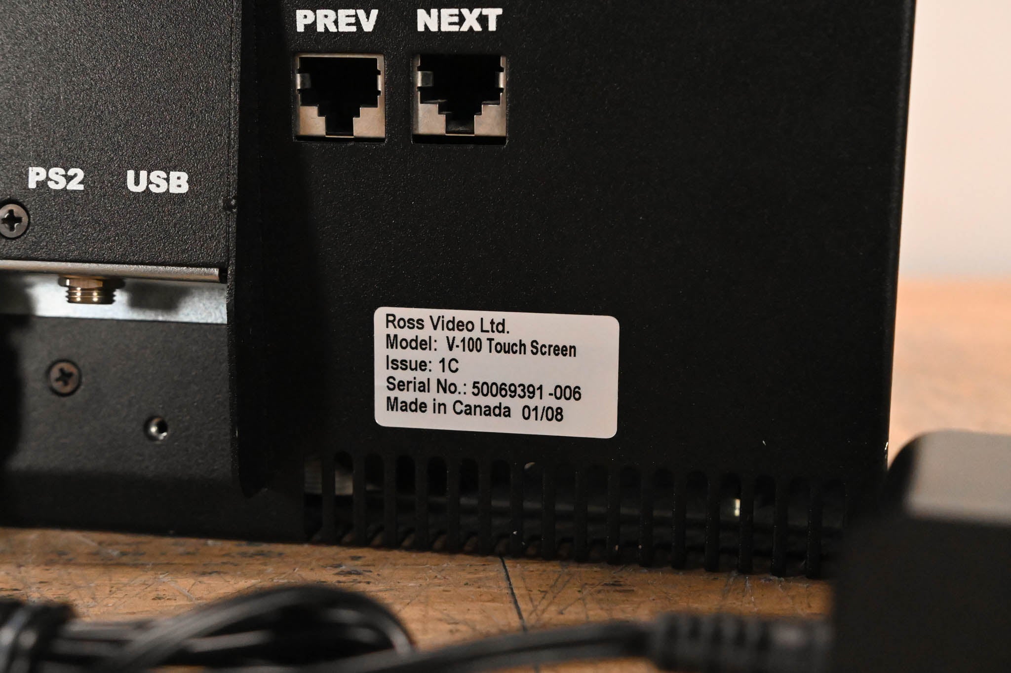 Ross V-100 Vision Touchchscreen Display