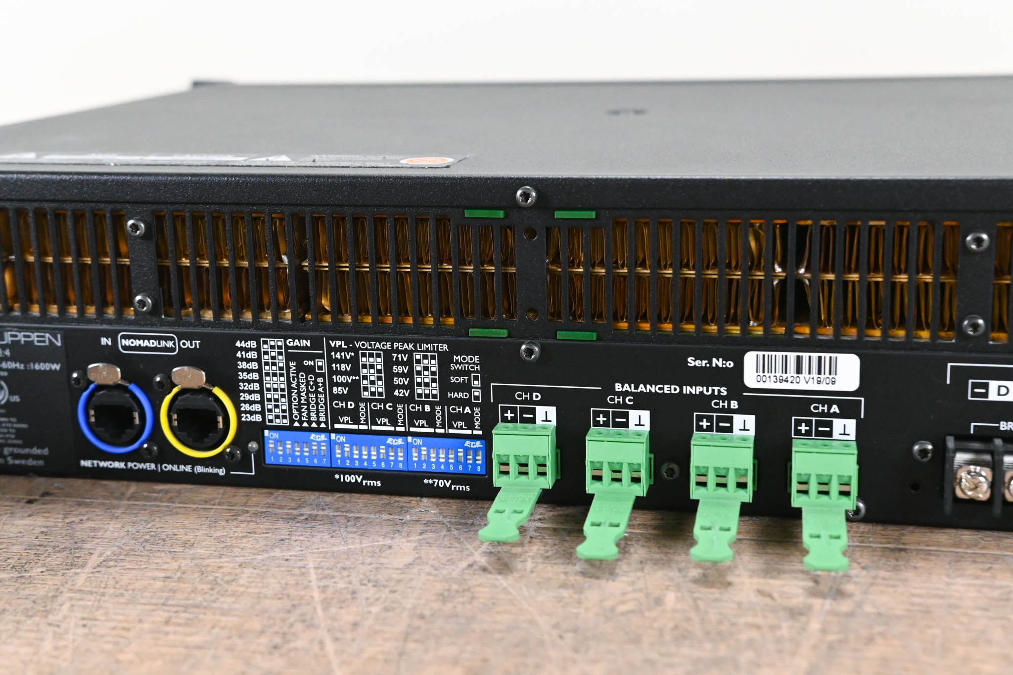 Lab Gruppen C 48:4 4800W 4-Channel Power Amplifier