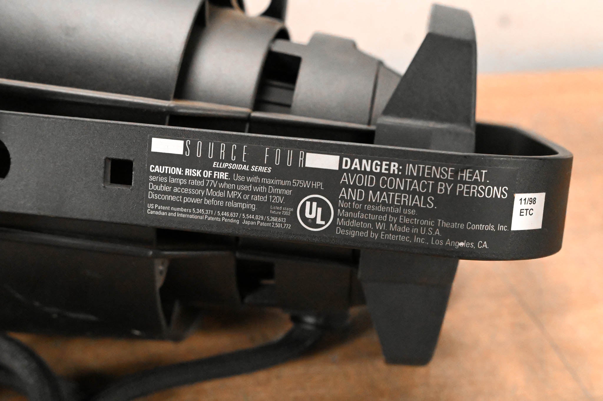 ETC Source Four Fixture Body and Burner Assembly