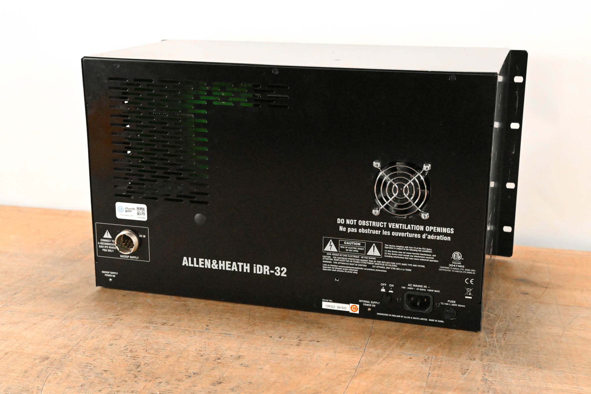 Allen & Heath iDR-32 6U iLive Fixed-Format MixRack