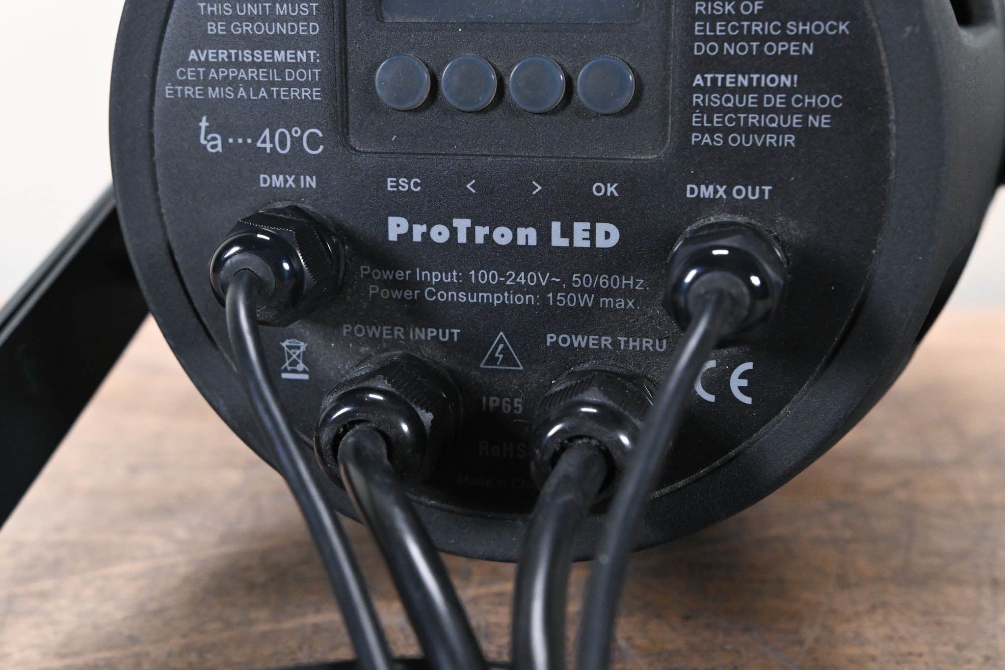 Elation ProTron LED 6,500K Cool White LED Strobe Light