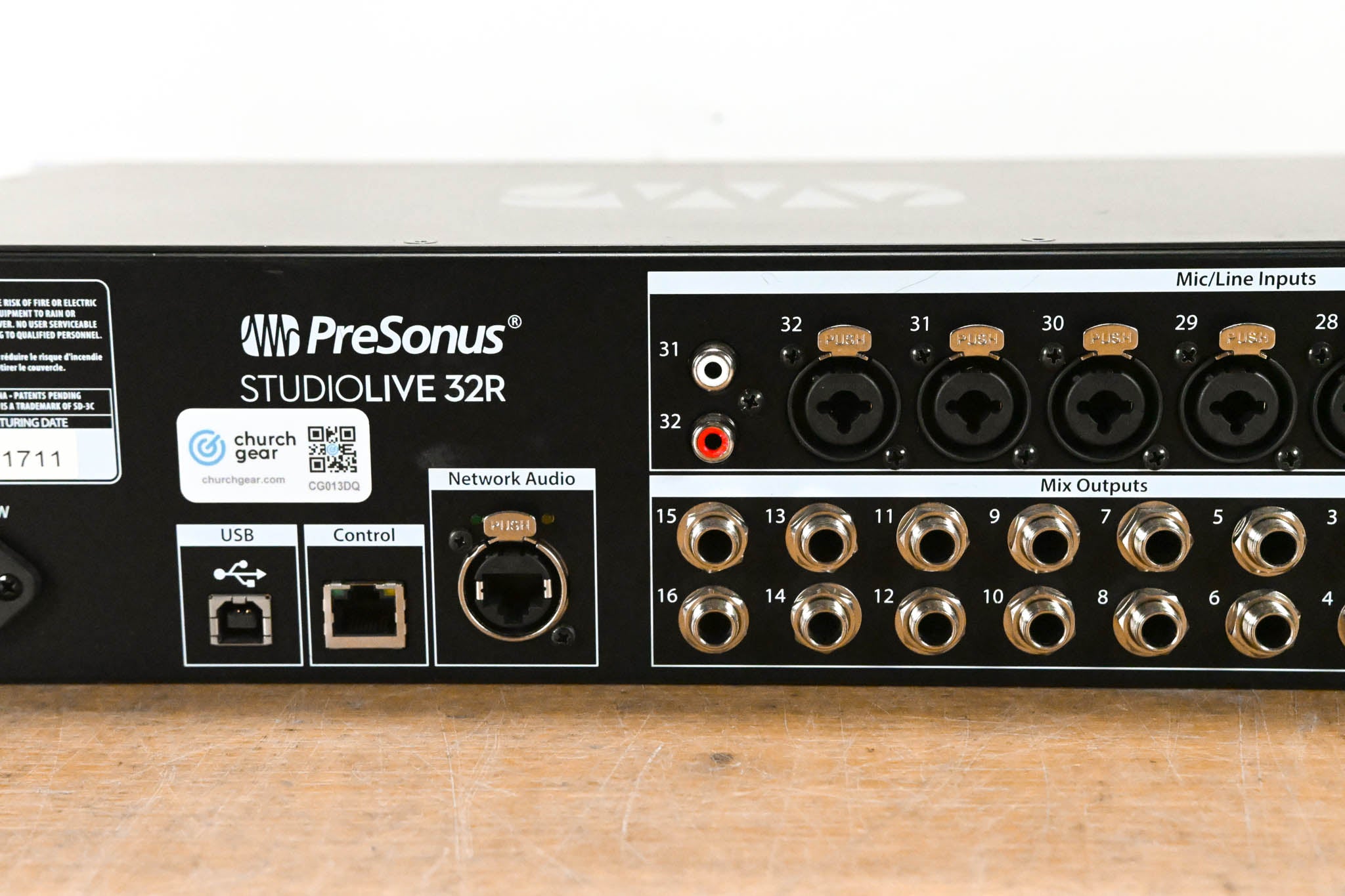 PreSonus StudioLive 32R 32-Channel Rackmount Digital Mixer