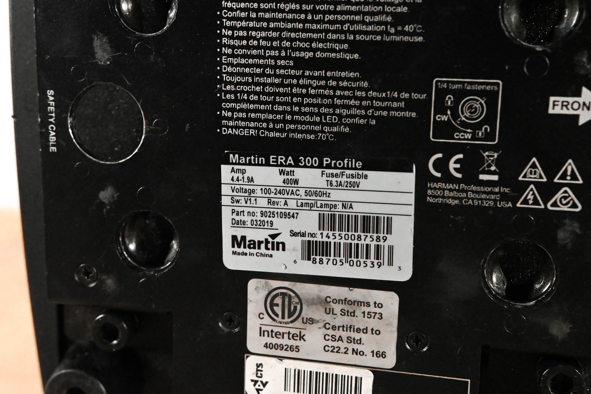 Martin Lighting ERA 300 Profile Compact LED Moving Head Profile