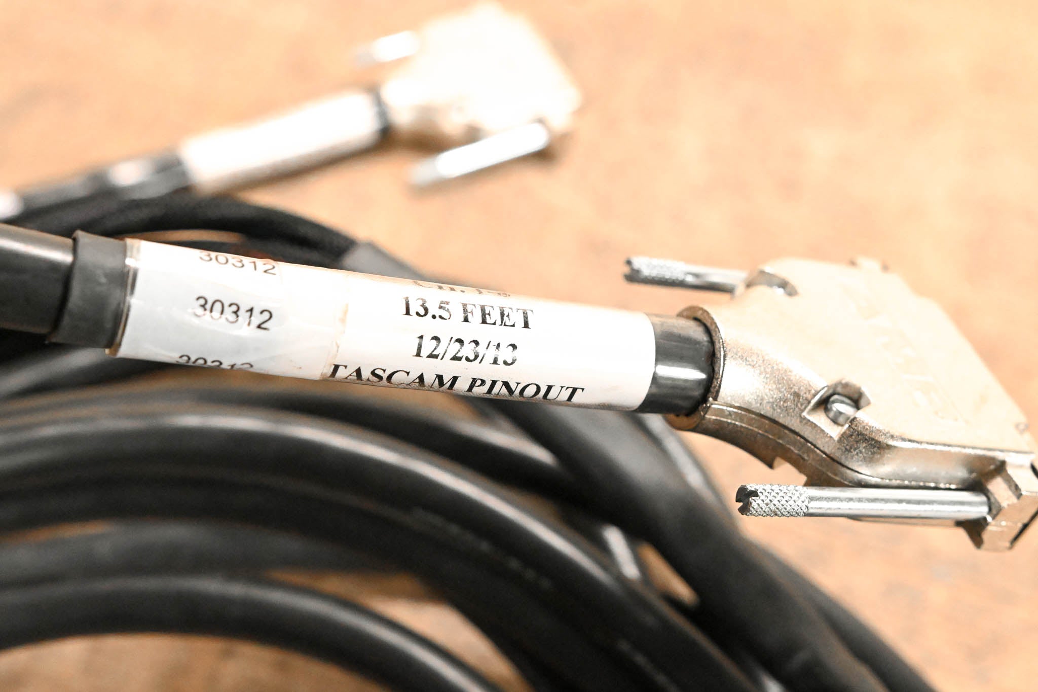 Unbranded DB25IM to (2)DB25IM TASCAM Pinout Cable - 13.5' (PAIR)