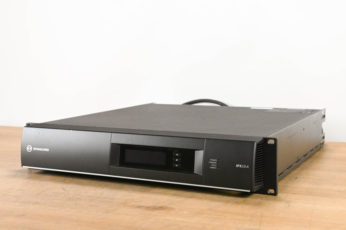 Dynacord IPX10:4 4 x 2500W 4‑Channel Installation DSP Class‑D Amplifier