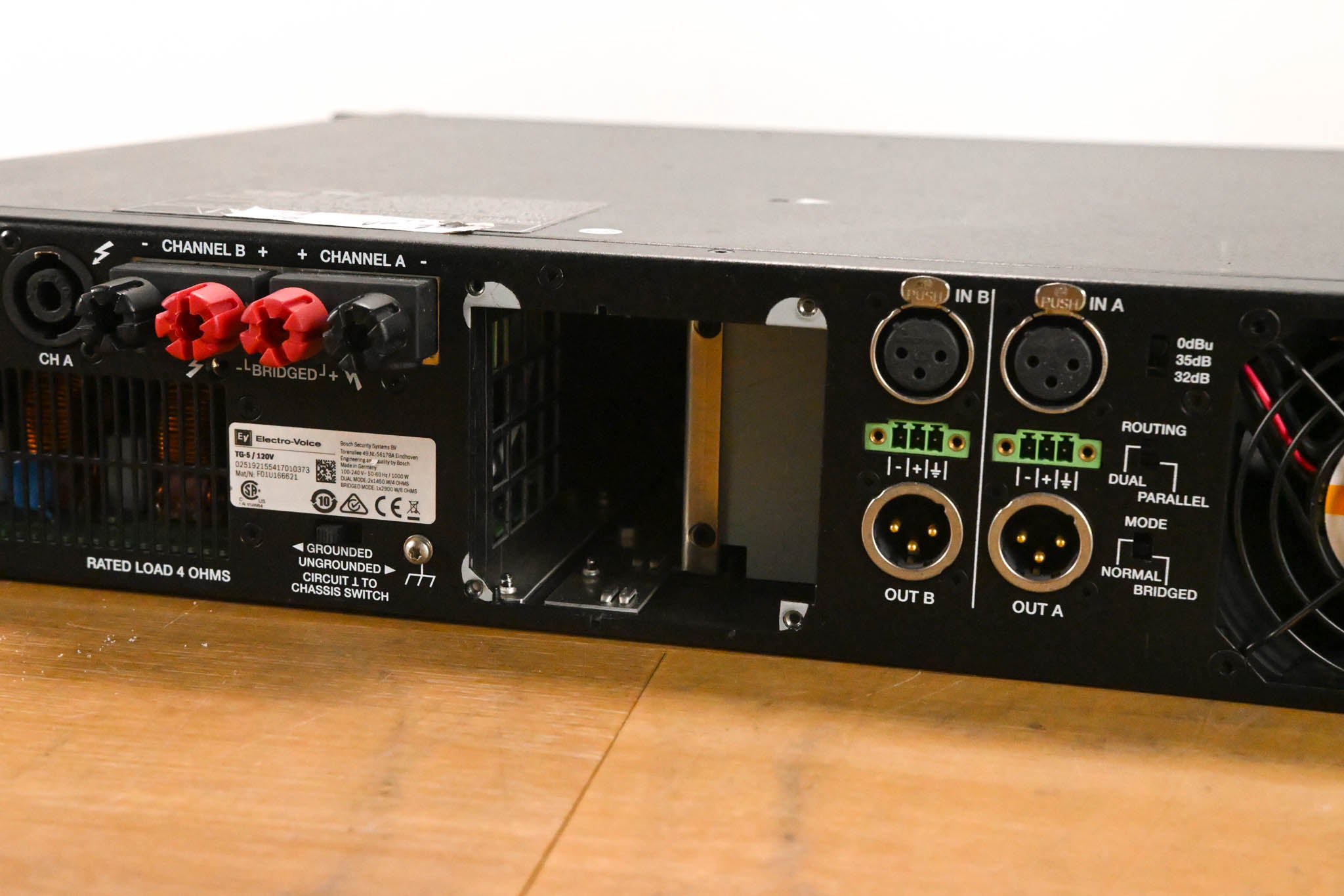Electro-Voice (EV) TG-5 120V 2-Channel Tour Grade Power Amplifier