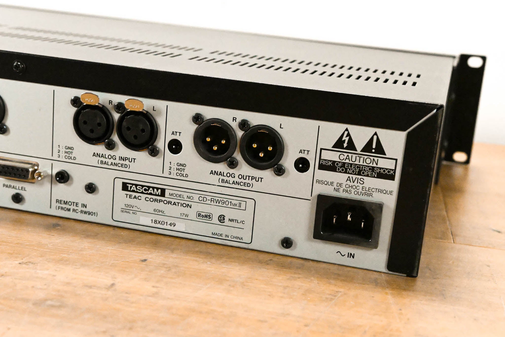 TASCAM CD-RW901MKII Professional CD Recorder