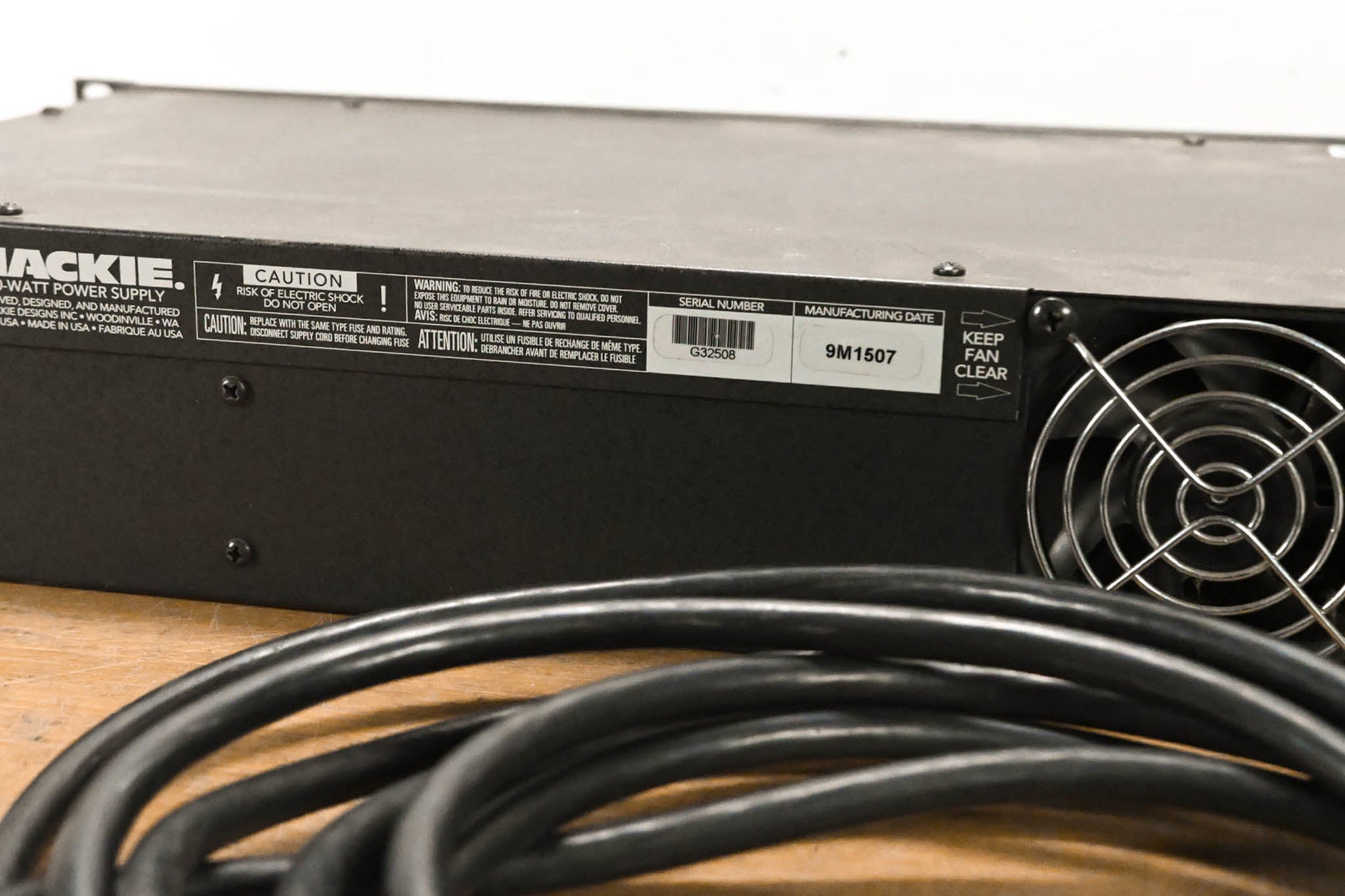 Mackie 220-Watt Power Supply For 8-Bus Mixers
