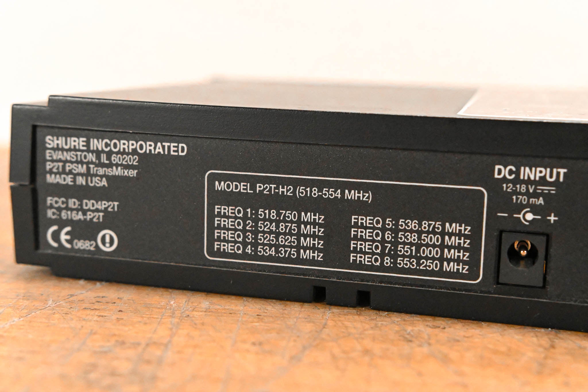 Shure PSM200 In-Ear Personal Monitoring System - H2 Band NO POWER SUPPLY