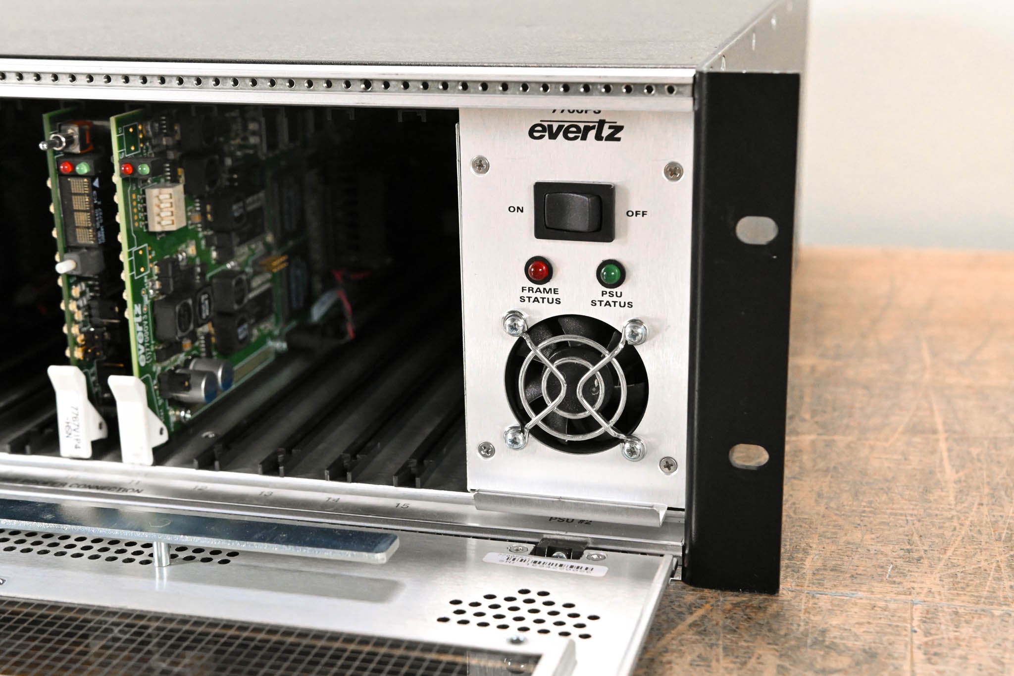 Evertz 7700FR-C Multiframe Chassis with Cards