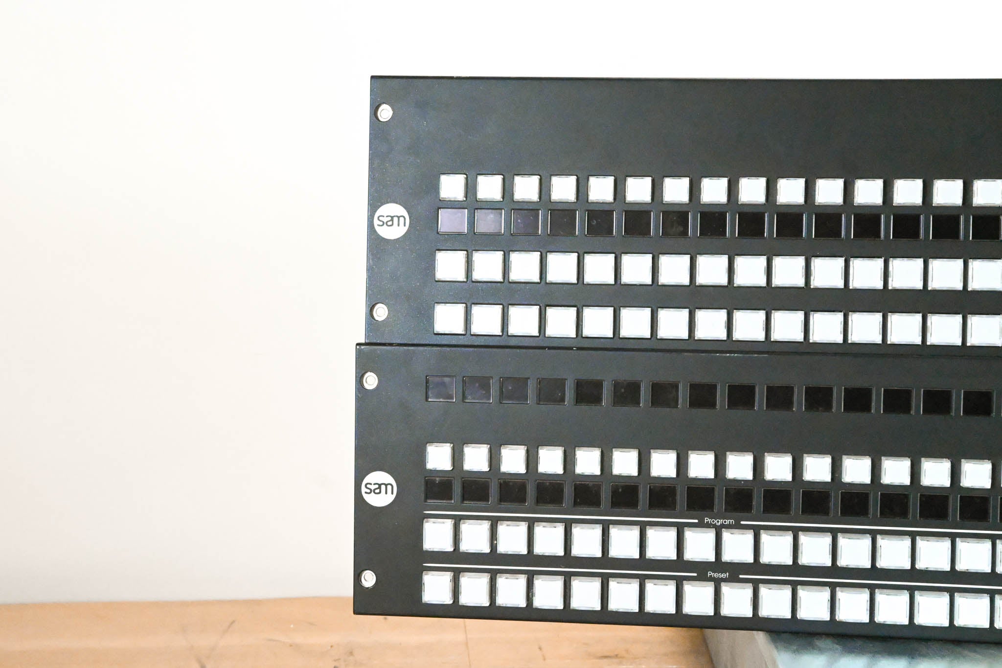 Grass Valley (SAM) 2 M/E Kula Production Switcher w/ 2 Control Panels