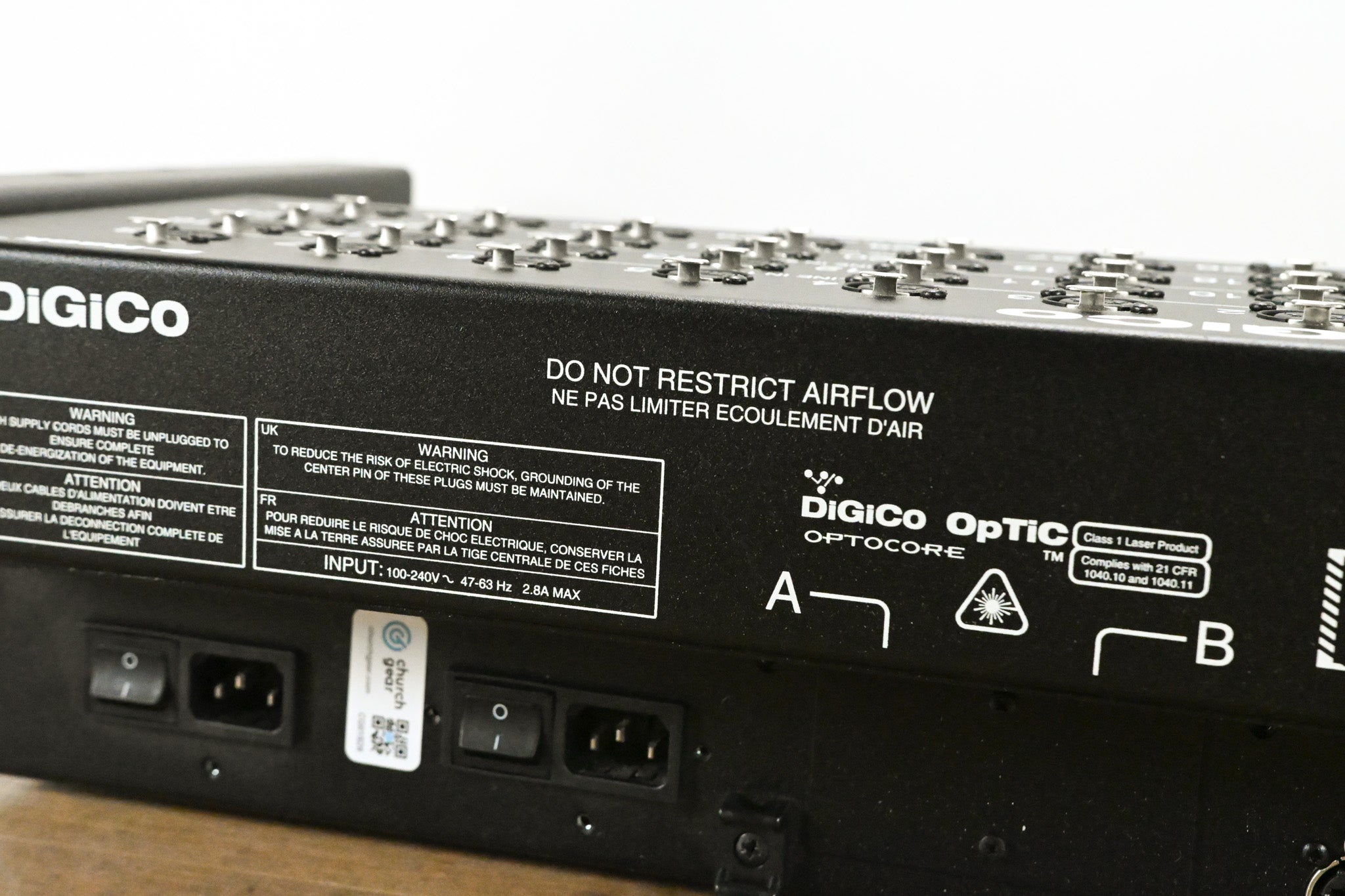 DiGiCo D-Rack 32 x 8 Cat 6 Analog I/O Stage Box