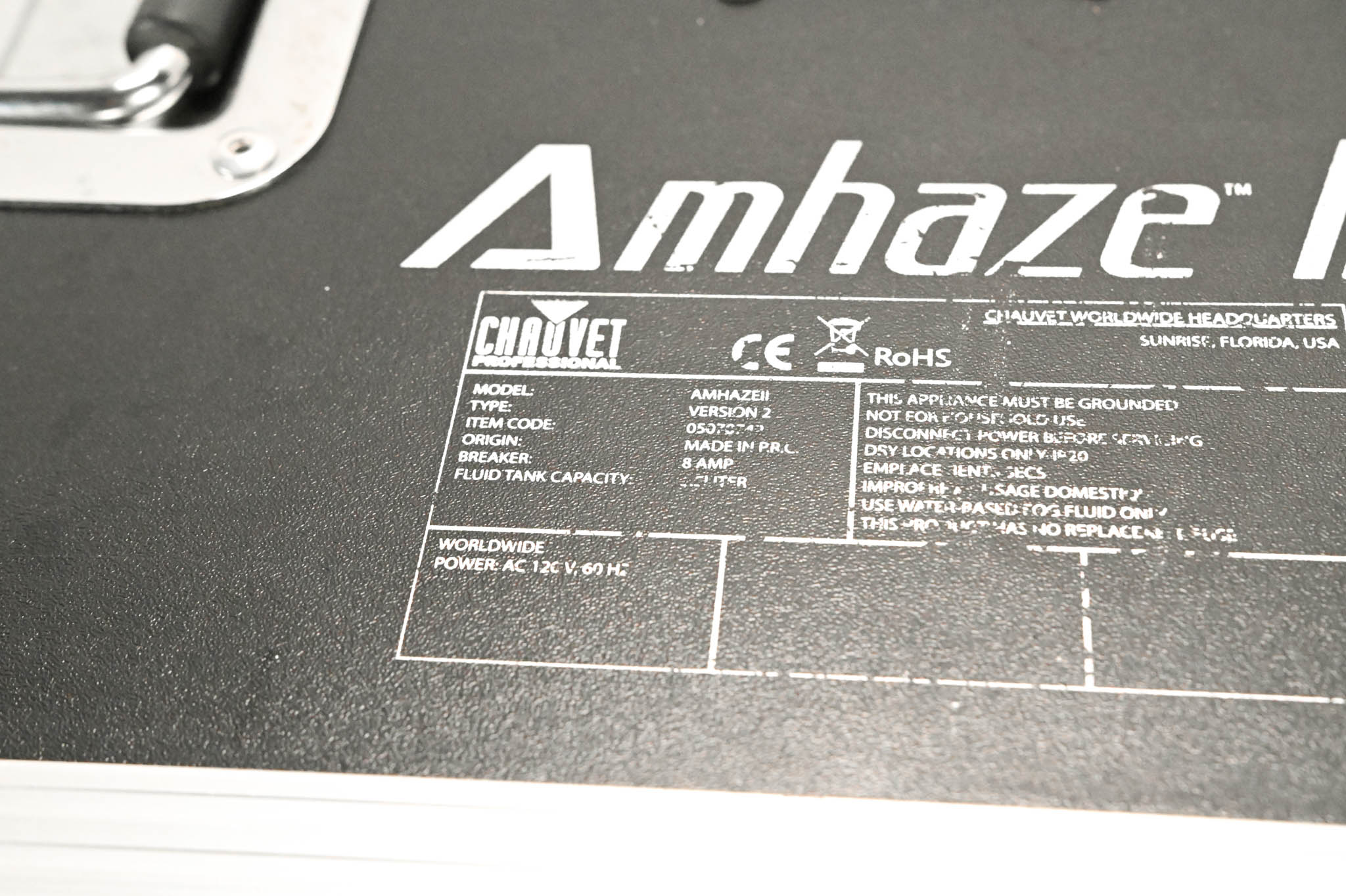 Chauvet Amhaze II Water-Based Haze Machine