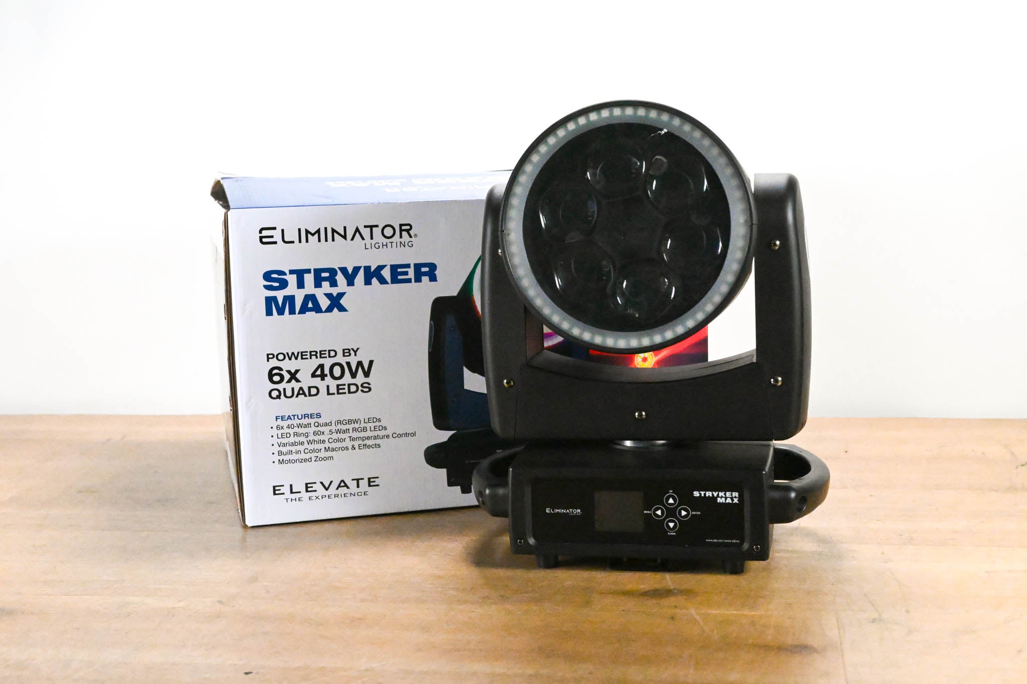 Eliminator Lighting Stryker Max RGBW LED Moving Head