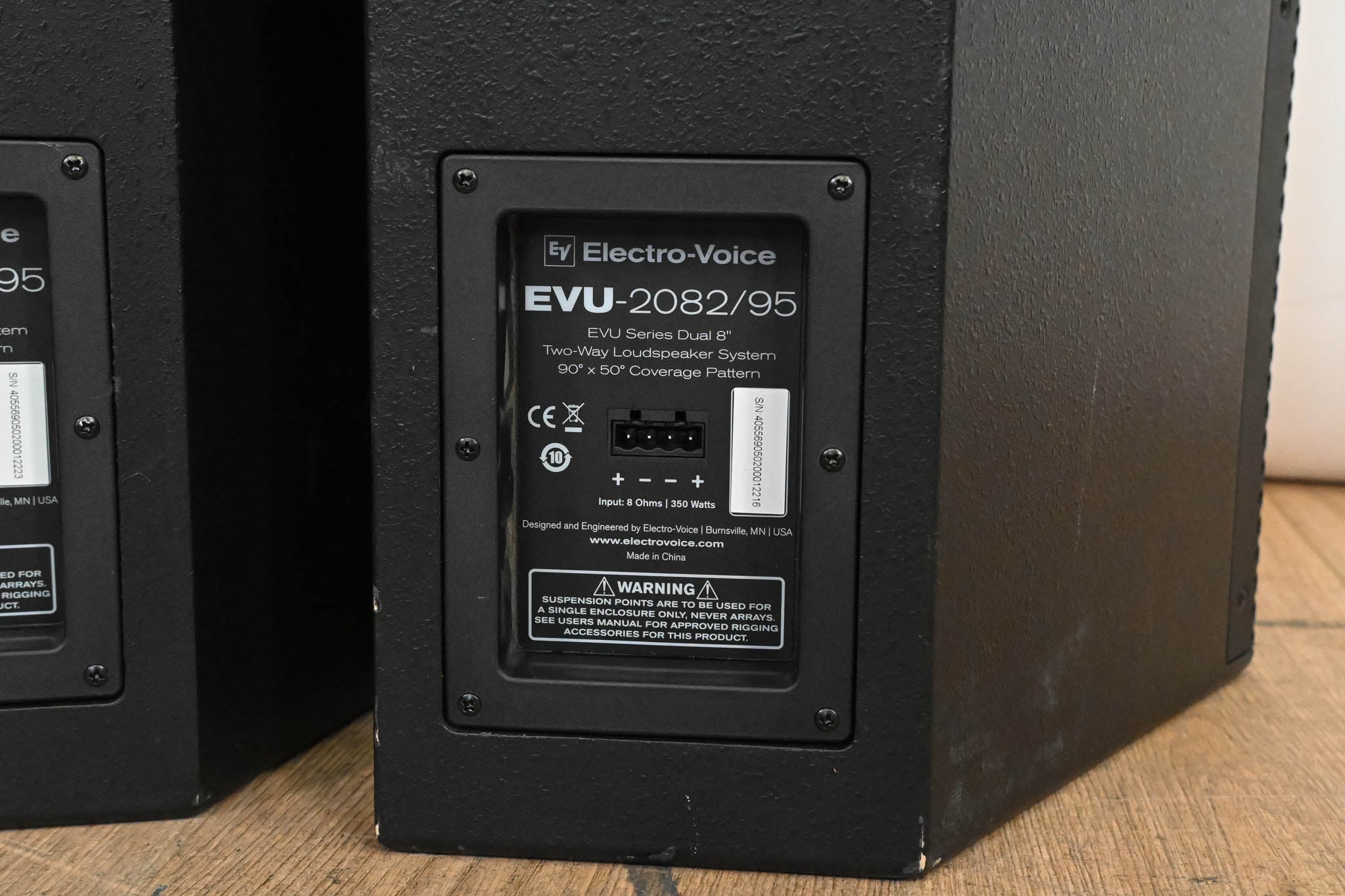 Electro-Voice (EV) EVU-2082/95 Ultracompact 2‑Way Loudspeaker (PAIR)