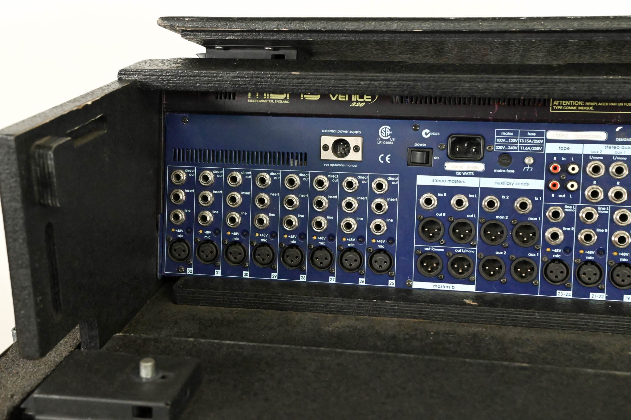 Midas Venice 320 32-Channel Analog Mixing Console with Road Case