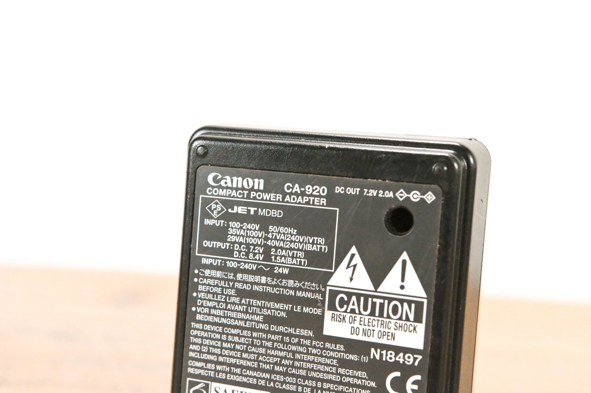 Canon CA-920 Compact Power Adapter (NO POWER SUPPLY)