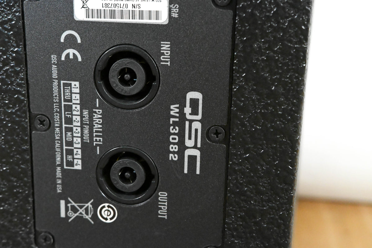 QSC WL3082 WideLine-8 3-Way Line Array Loudspeaker (PAIR)
