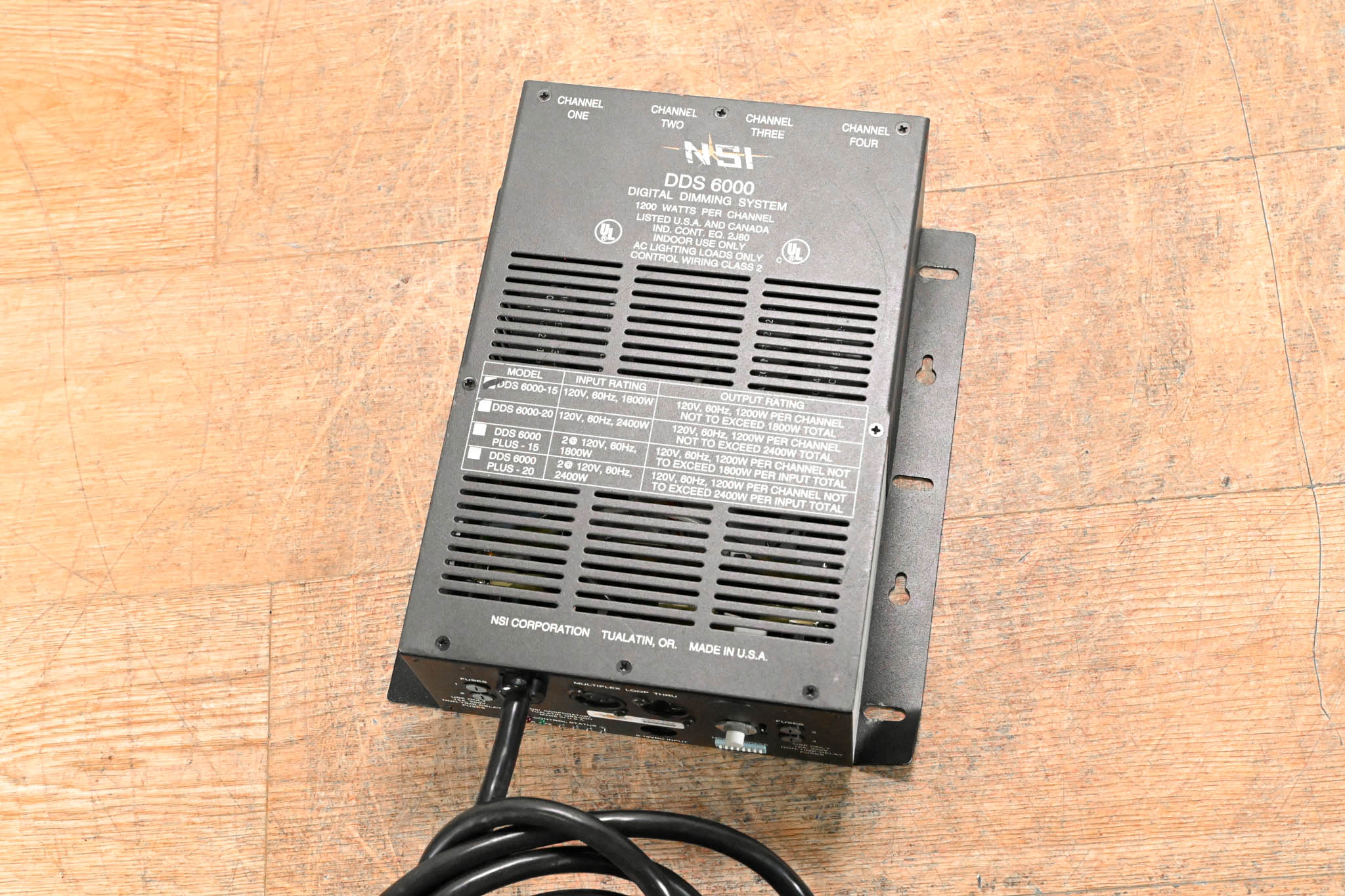 NSI DDS 6000 4-Channel Dimmer Pack