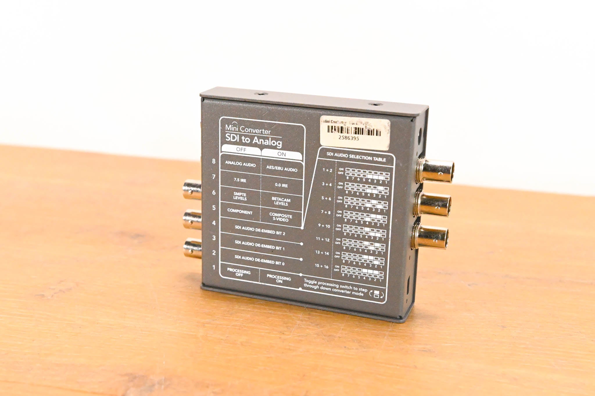 Blackmagic Design Mini Converter SDI to Analog (NO POWER SUPPLY)