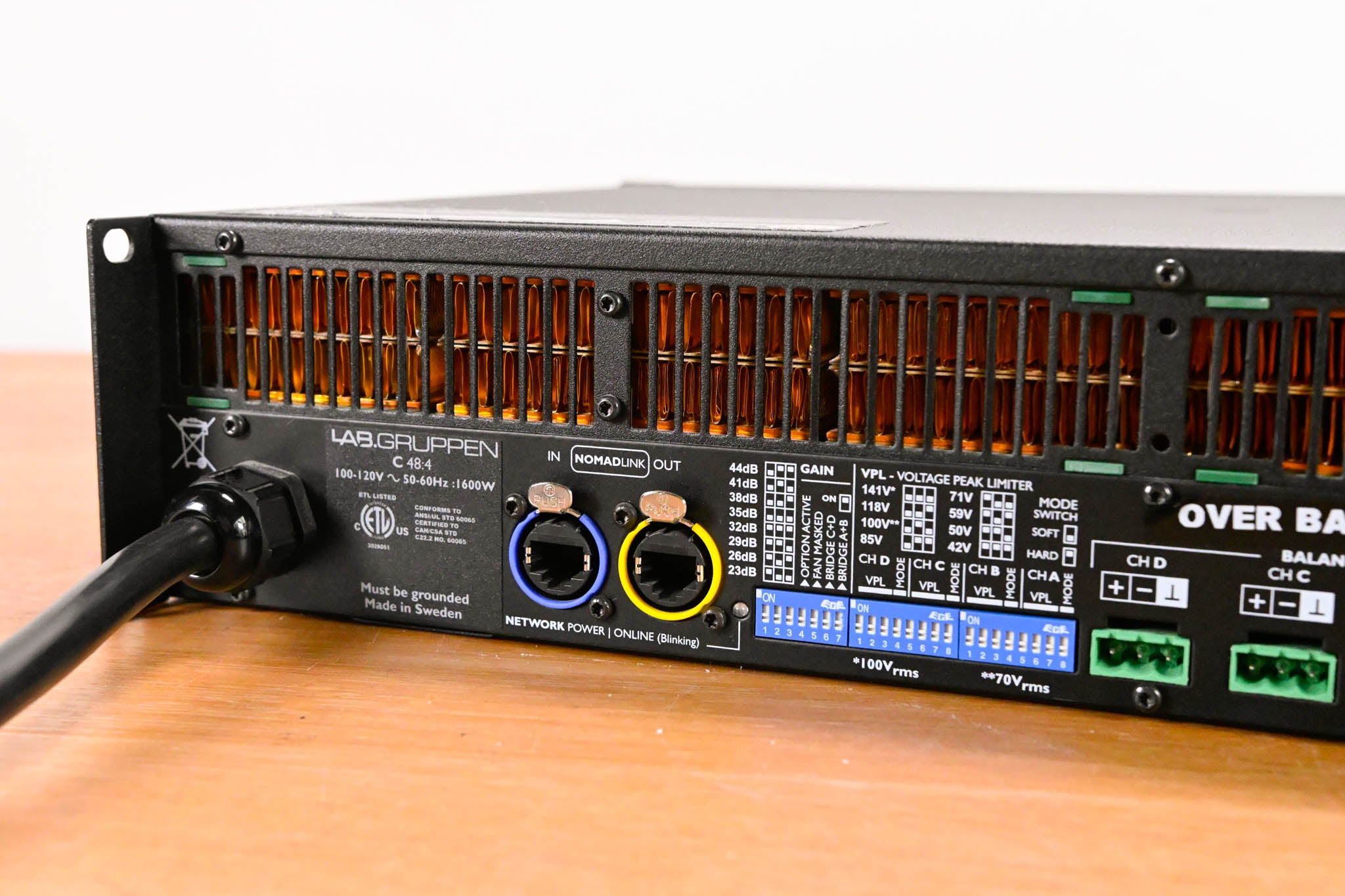 Lab Gruppen C 48:4 4800W 4-Channel Power Amplifier