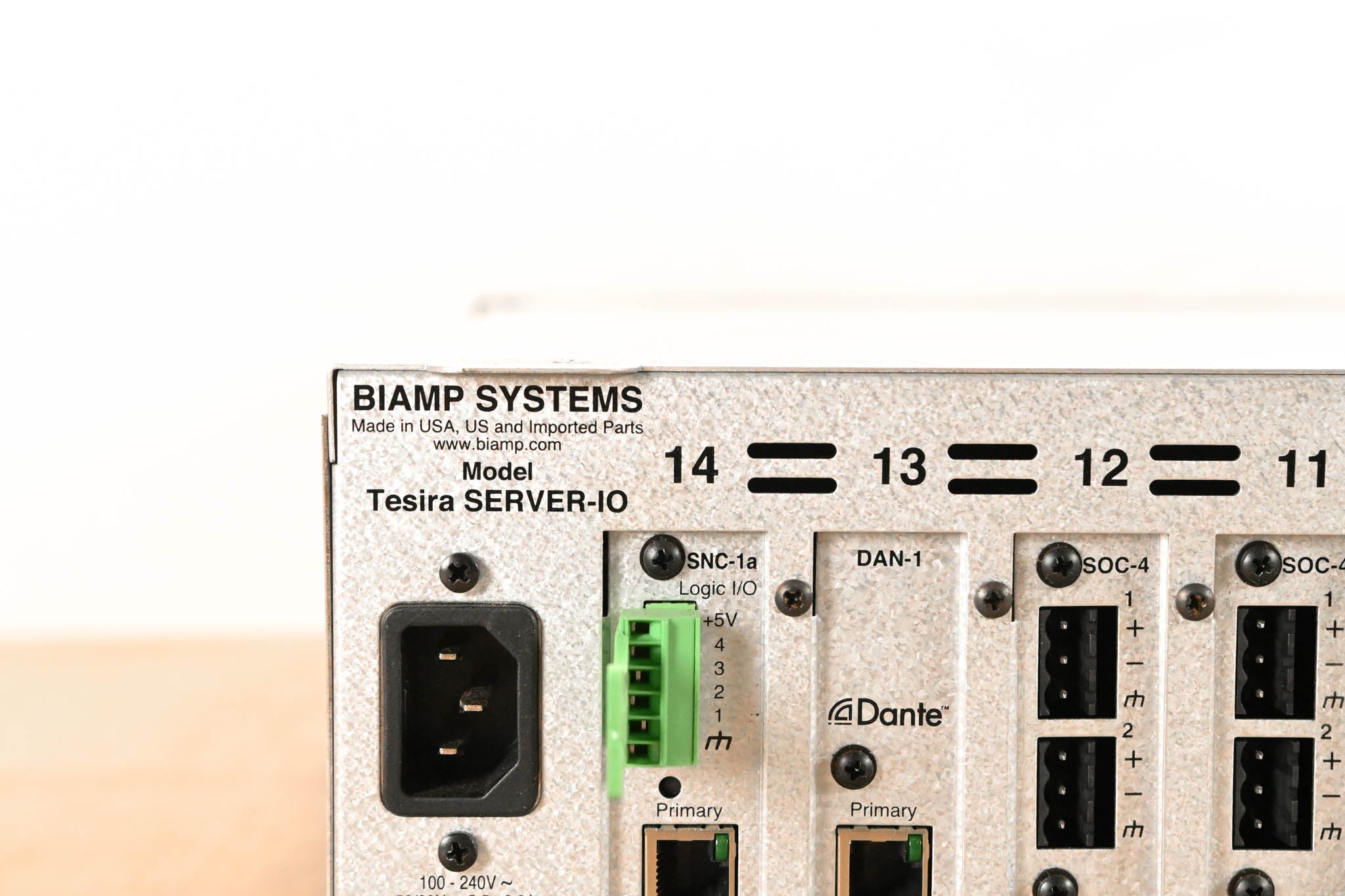 Biamp Tesira SERVER-IO Digital Audio Network Server