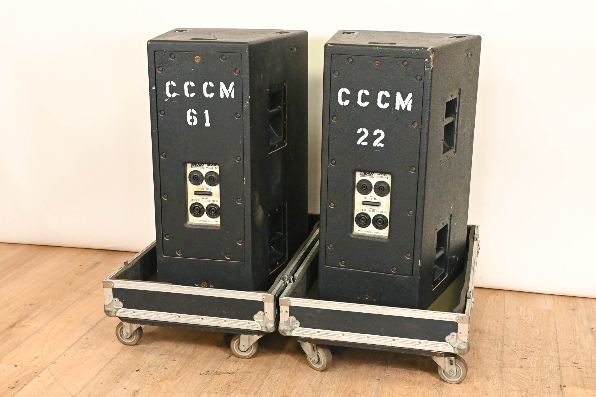 EAW KF650z Virtual Array Full Range Loudspeaker (PAIR) w/ Road Case