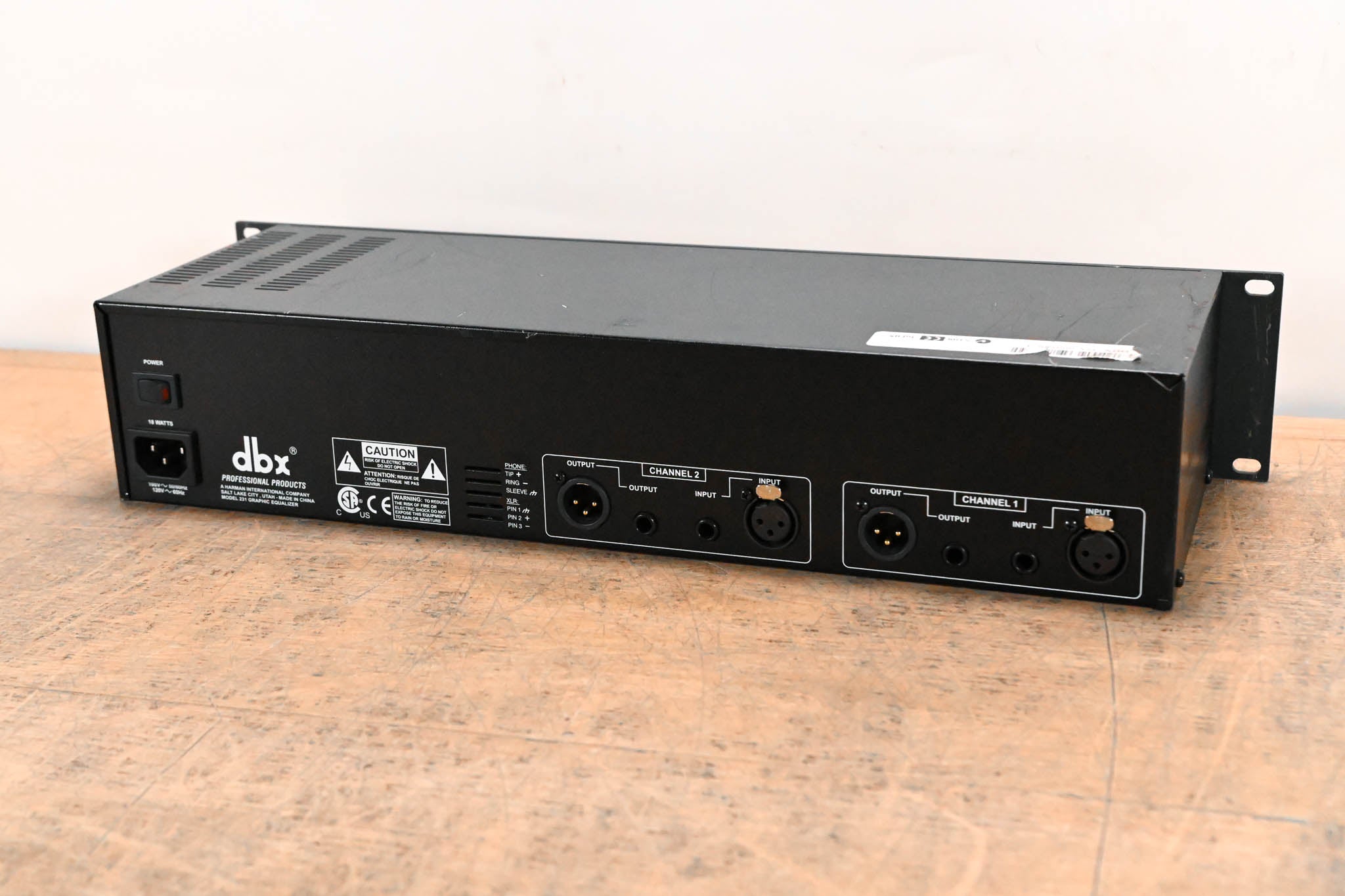 dbx 231 Dual-Channel 31-Band Graphic Equalizer