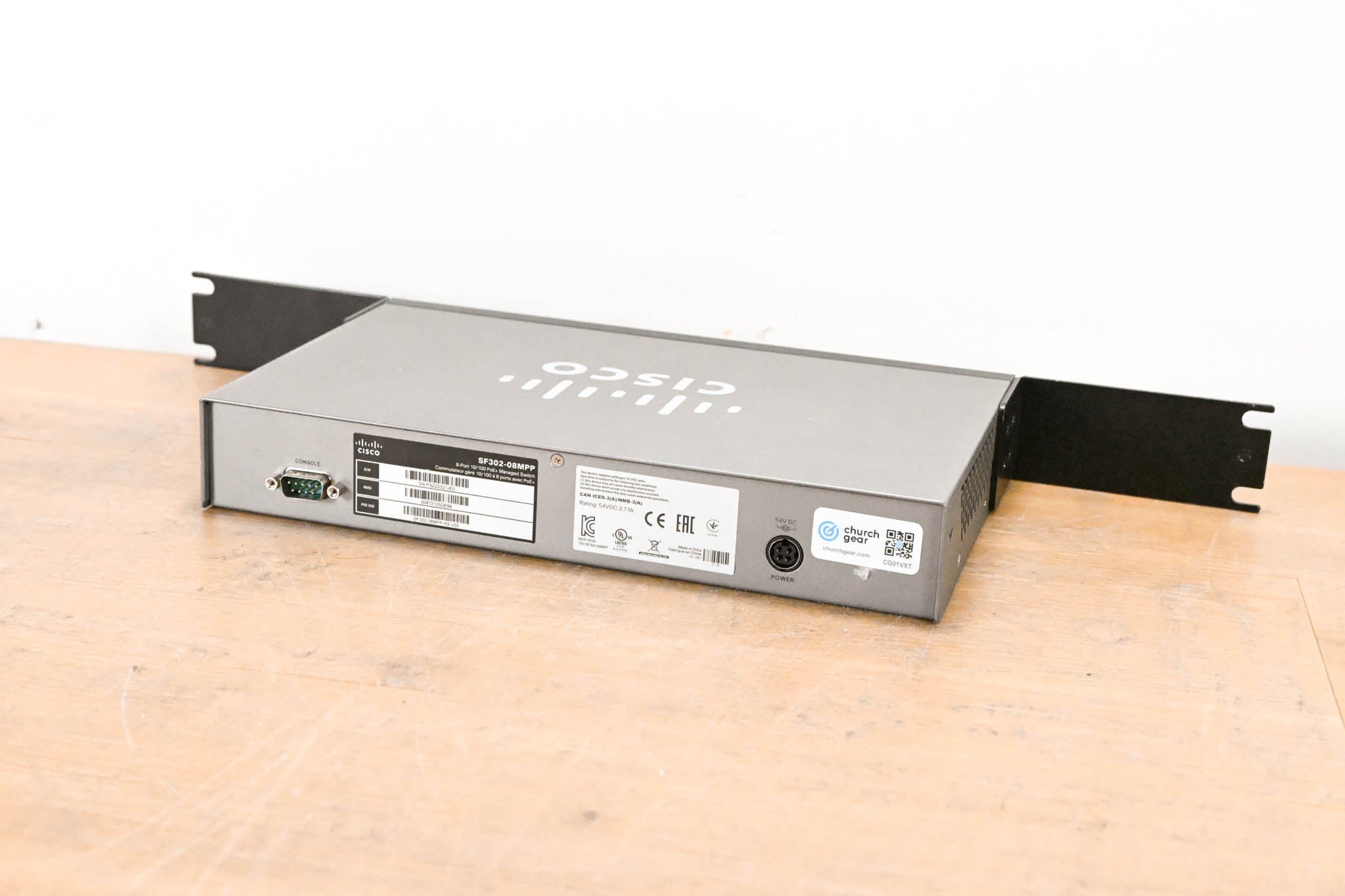Cisco SF302-08MPP 8-Port 10/100 PoE+ Managed Switch (NO POWER SUPPLY)