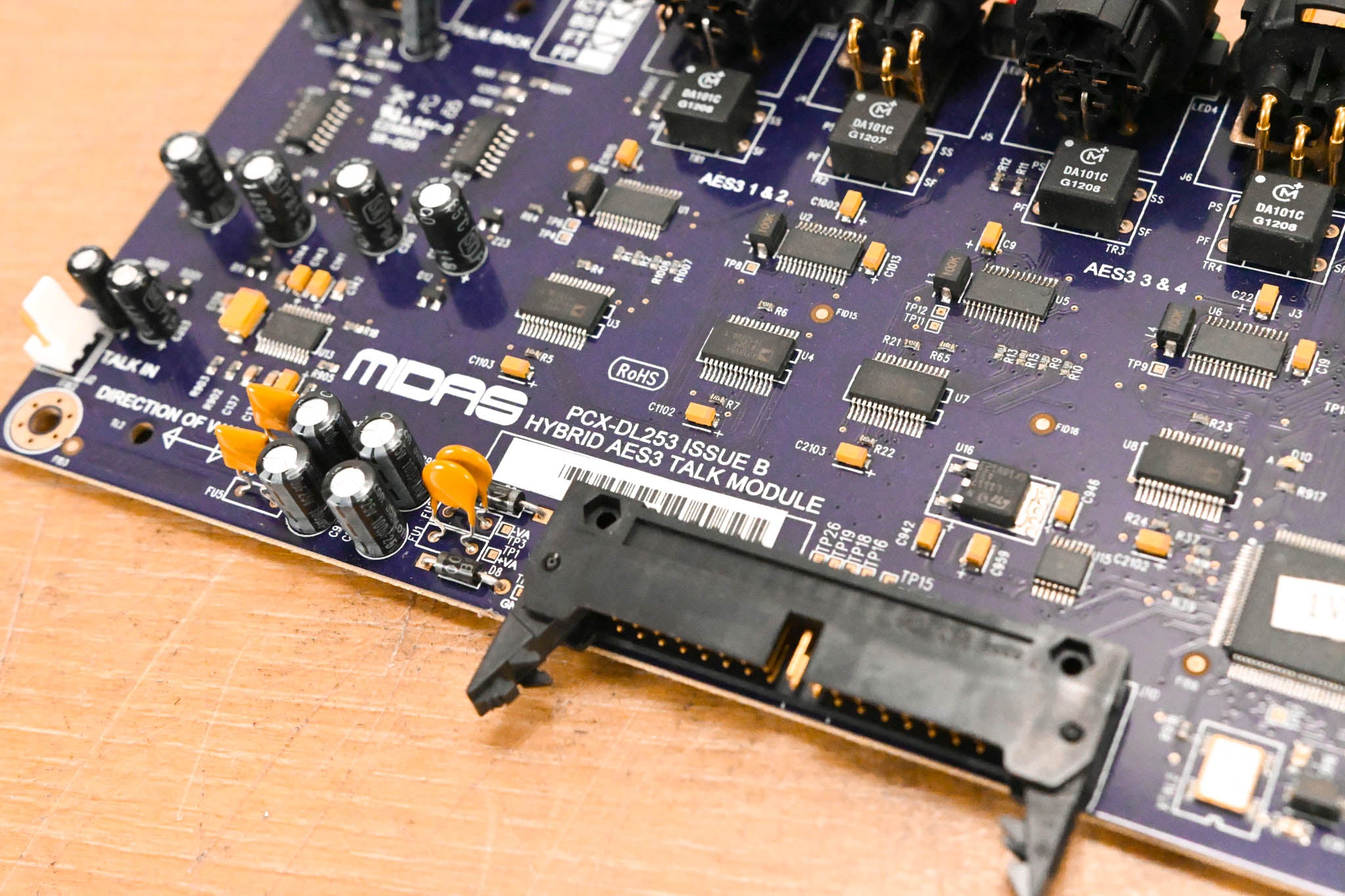 Midas DL253 Hybrid AES3 Talk Module (PCX-DL253 Issue B)