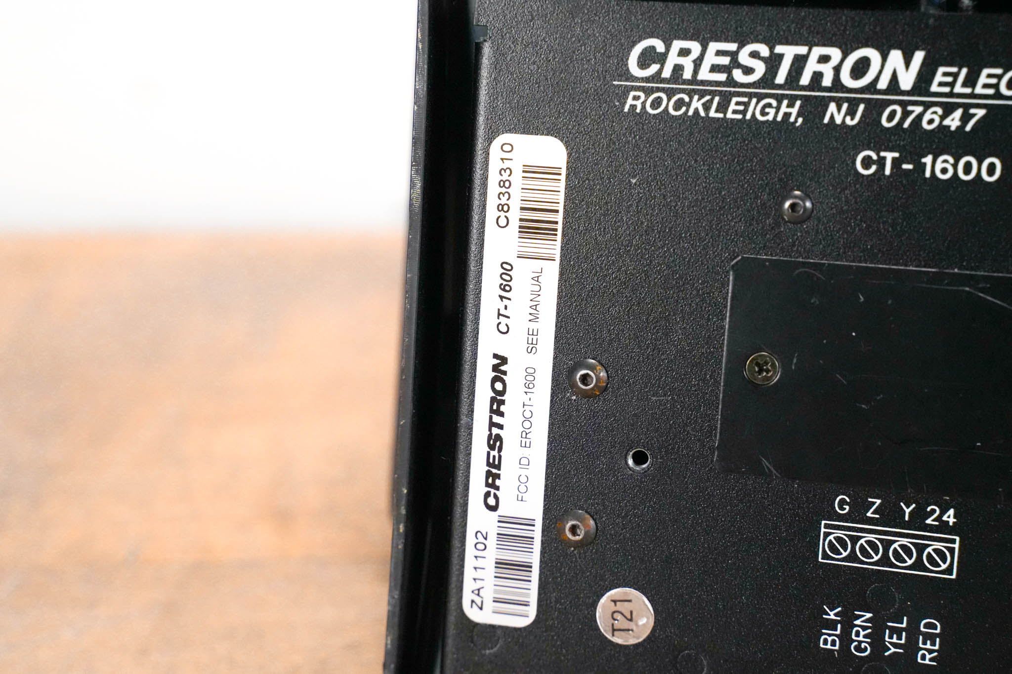 Crestron CT-1600 ColorTouch 6" Color Touchpanel (NO POWER SUPPLY)