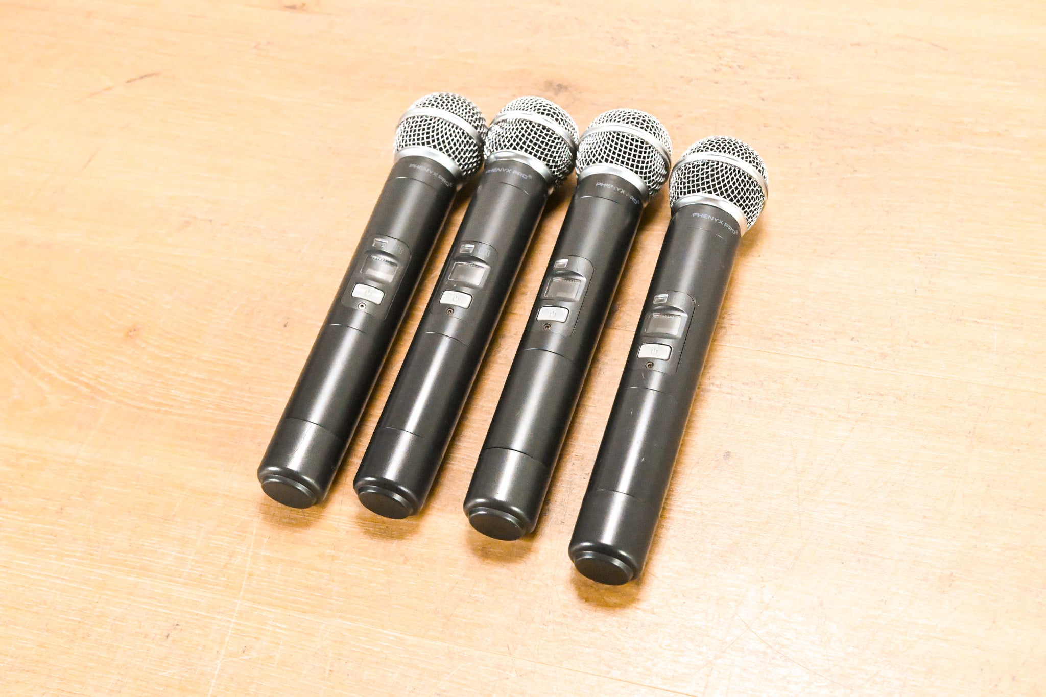 Phenyx Pro PTU-7000-4H Quad UHF Wireless Microphone System w/ Auto-Scan