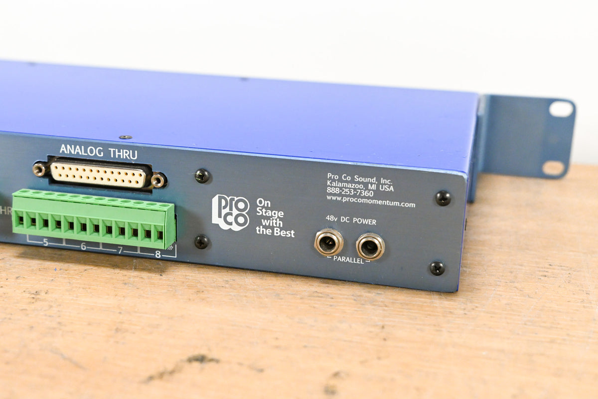 ProCo Momentum mo8 Digital Snake System (NO POWER SUPPLY)