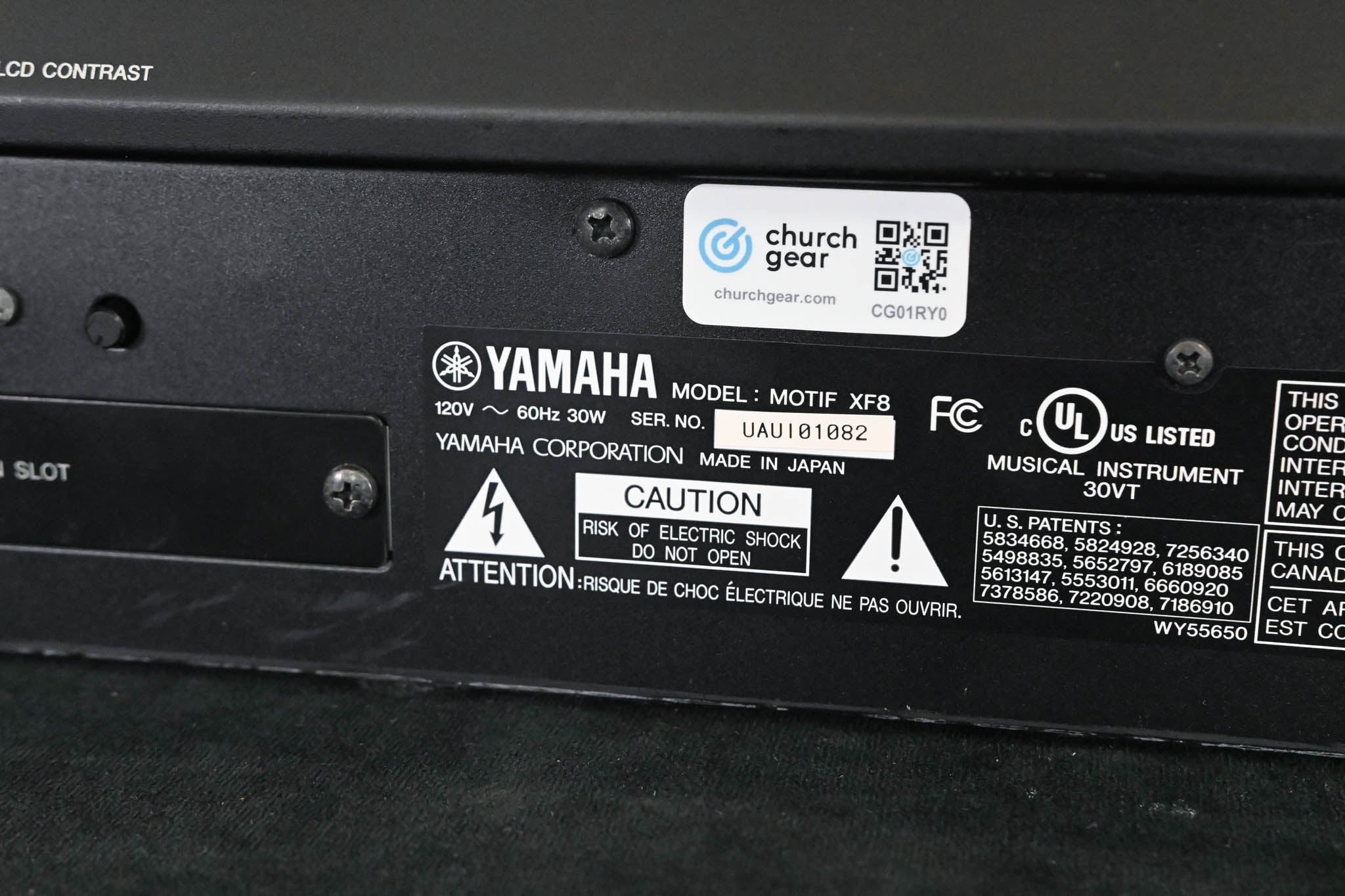 Yamaha MOTIF XF8 88-Key Workstation Keyboard
