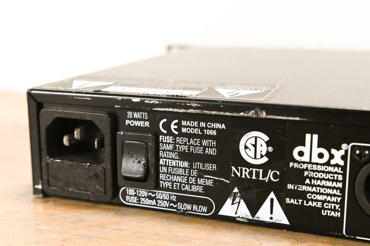 dbx 1066 2-Channel Compressor/Limiter/Gate