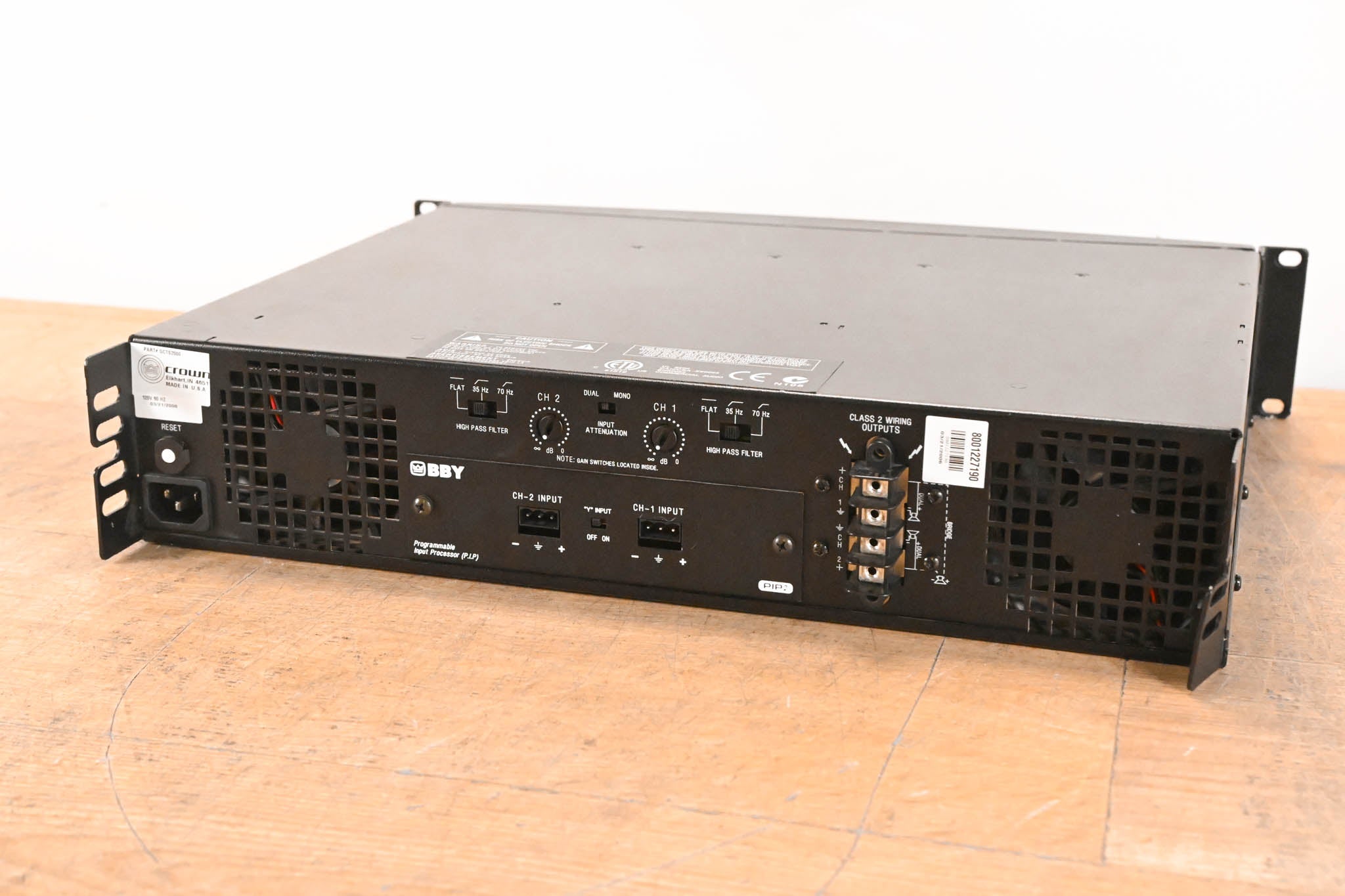 Crown CTs 2000 2-Channel 1000W Power Amplifier