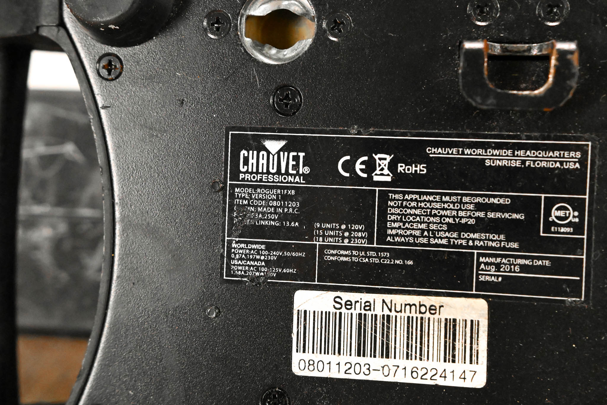 Chauvet Rogue R1 FX-B Multi-Beam Moving Light