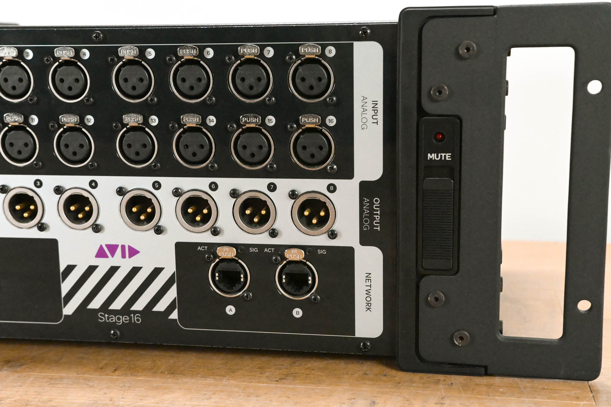 AVID Venue Stage 16 Remote I/O Stage Rack for S3L Digital Mixing System