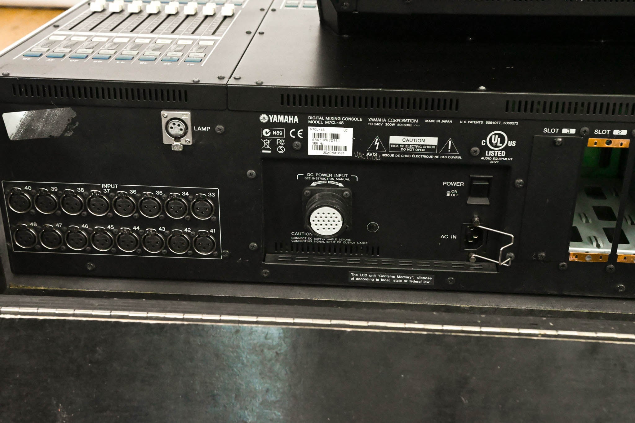 Yamaha M7CL-48 48-Channel Digital Audio Mixing Console with Road Case
