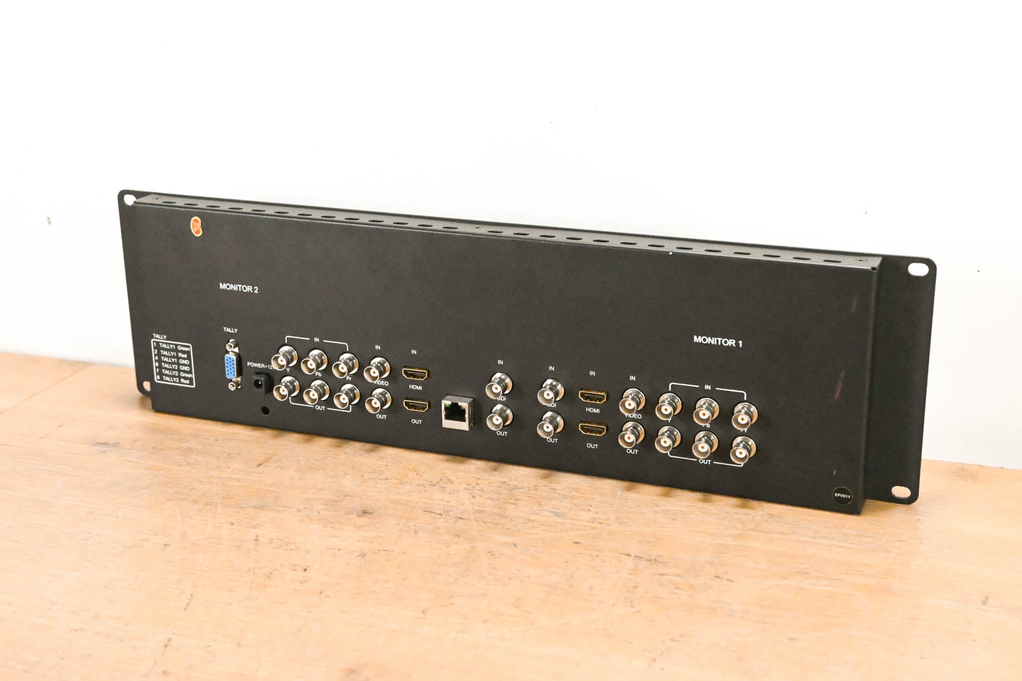 Elvid SRM-7X2-LT StudioVision Dual 7" Monitor Rackmount NO POWER SUPPLY