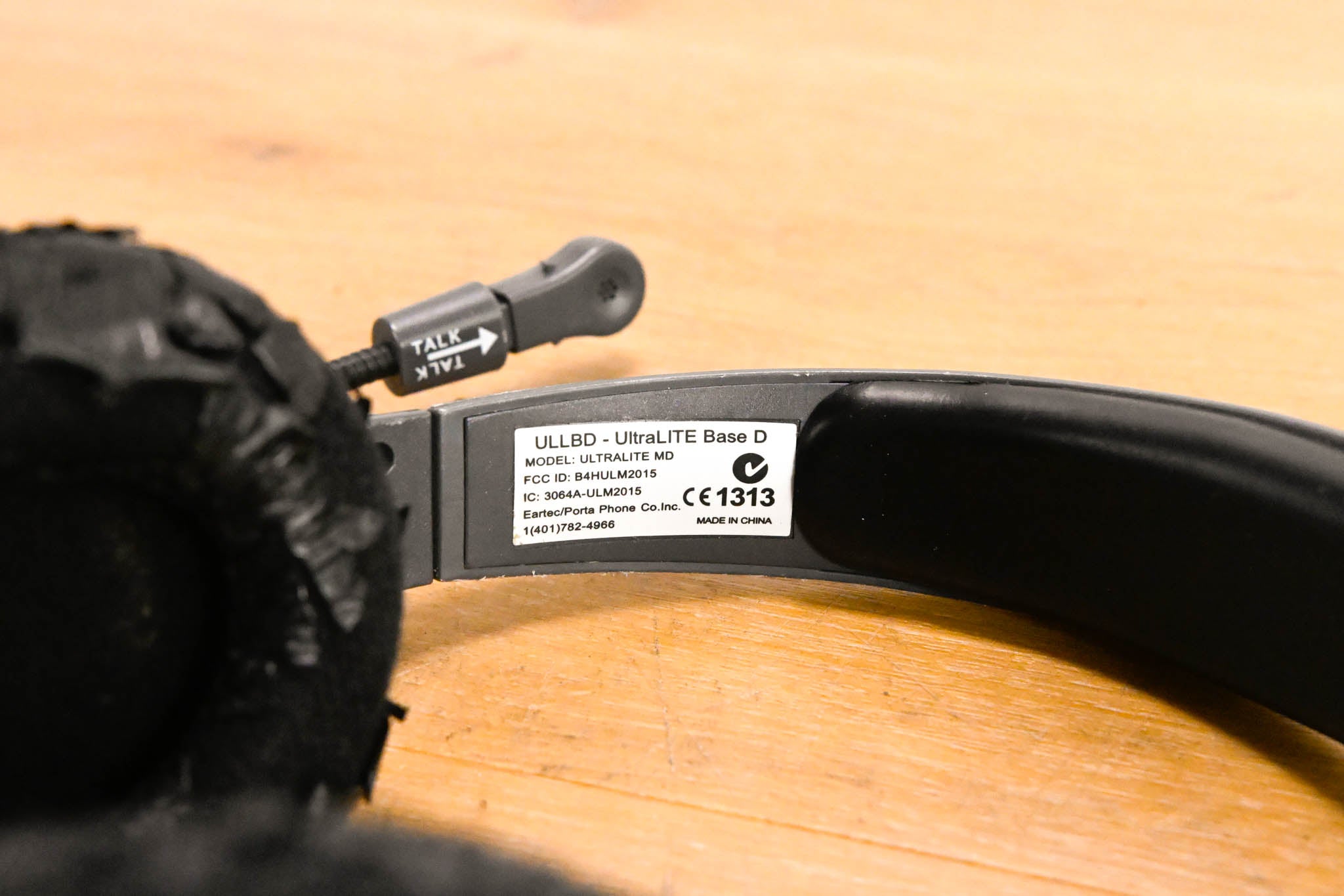 Eartec UltraLITE MD Dual-Ear Master Wireless Intercom Headset