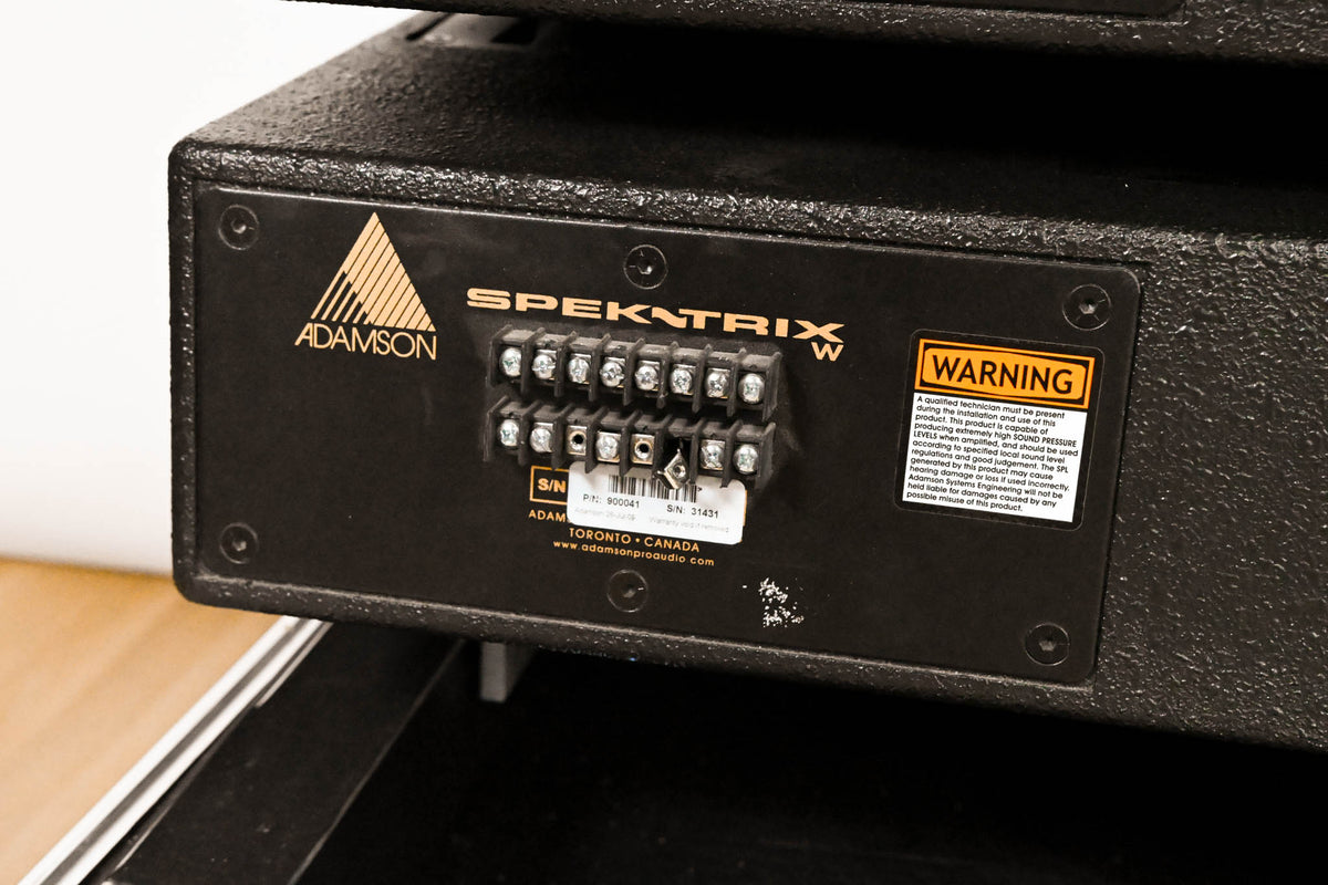 Adamson SpekTrix Line Array Package (2x SpekTrix, 4x Wave) w/ Cases