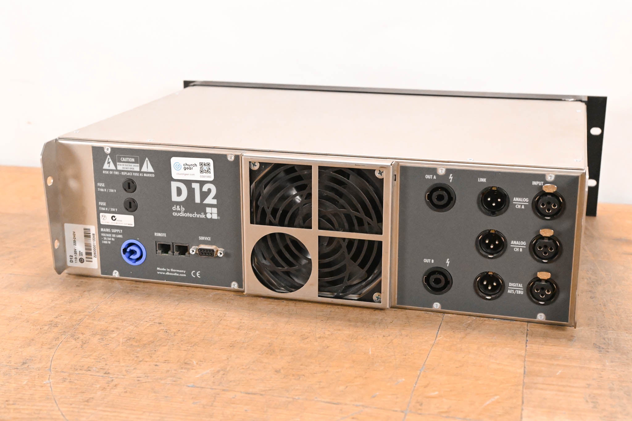 d&b audiotechnik D12 Dual-Channel Power Amplifier