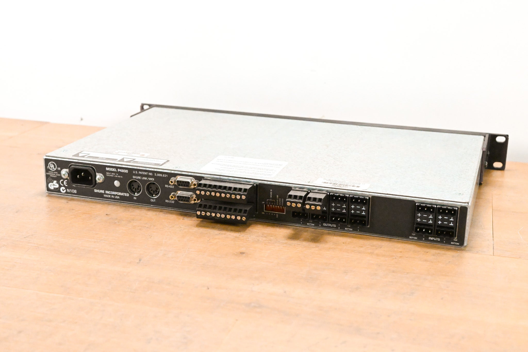 Shure P4800 4x8 Digital Signal Processor
