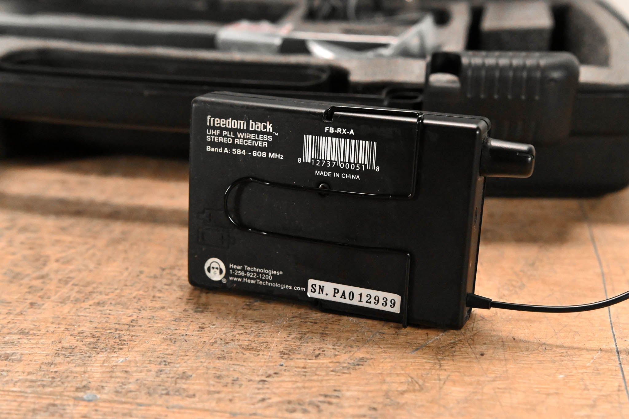 Hear Technologies Freedom Back Wireless IEM System - Band A: 584-608 MHz