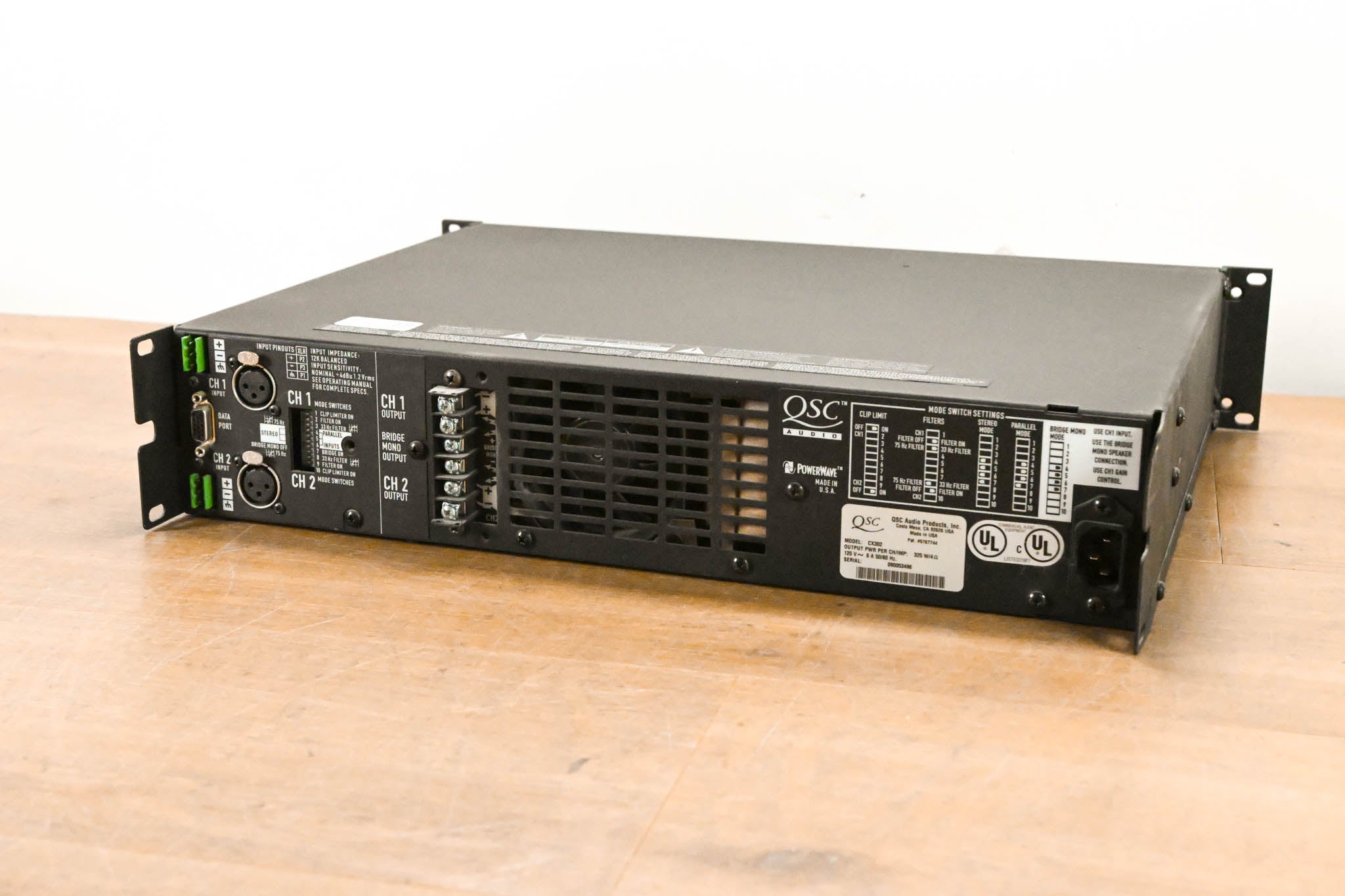 QSC CX302 2-Channel Power Amplifier