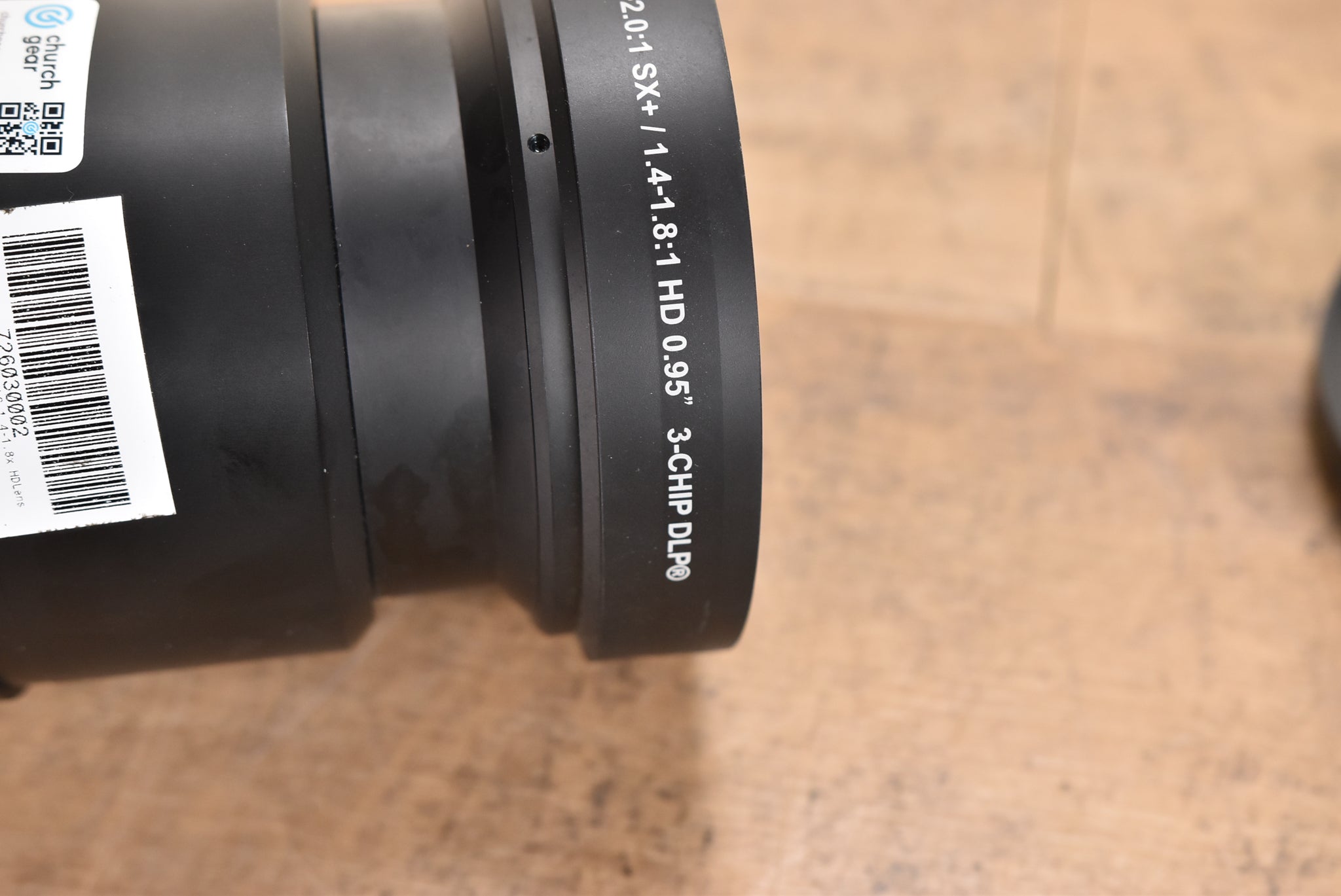 Christie ILS Lens 1.5-2.0:1 SX+ / 1.4-1.8:1 HD 0.95" 3-Chip DLP Lens