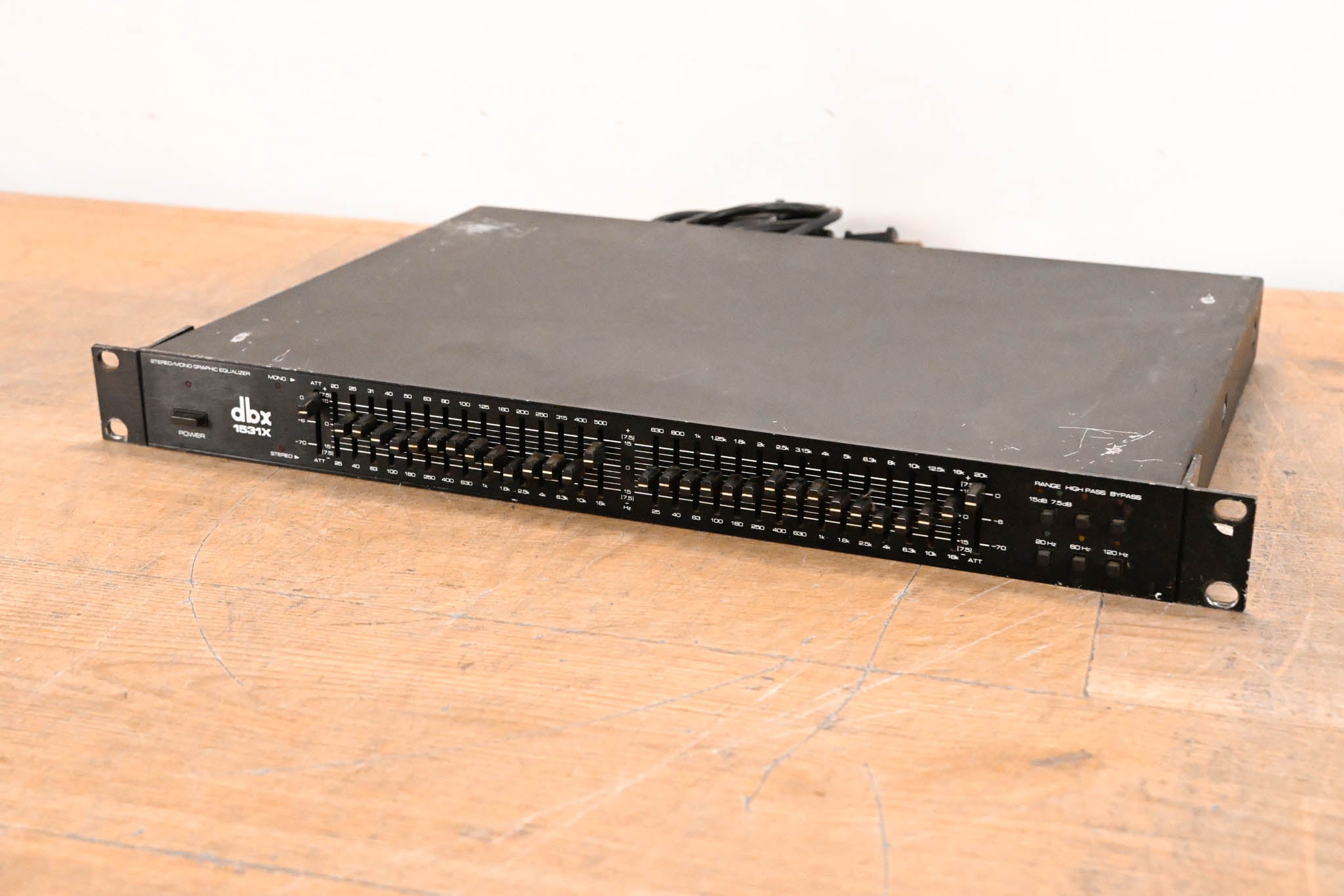 dbx 1531X Dual 31-Band Graphic Equalizer with Mono/Stereo Switch