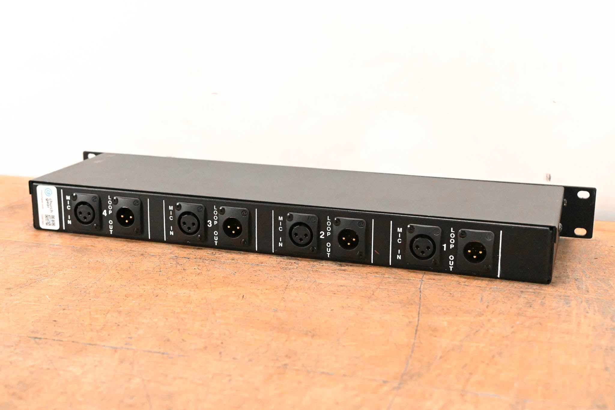Horizon MS-4 4-Channel Rackmount Mic Splitter