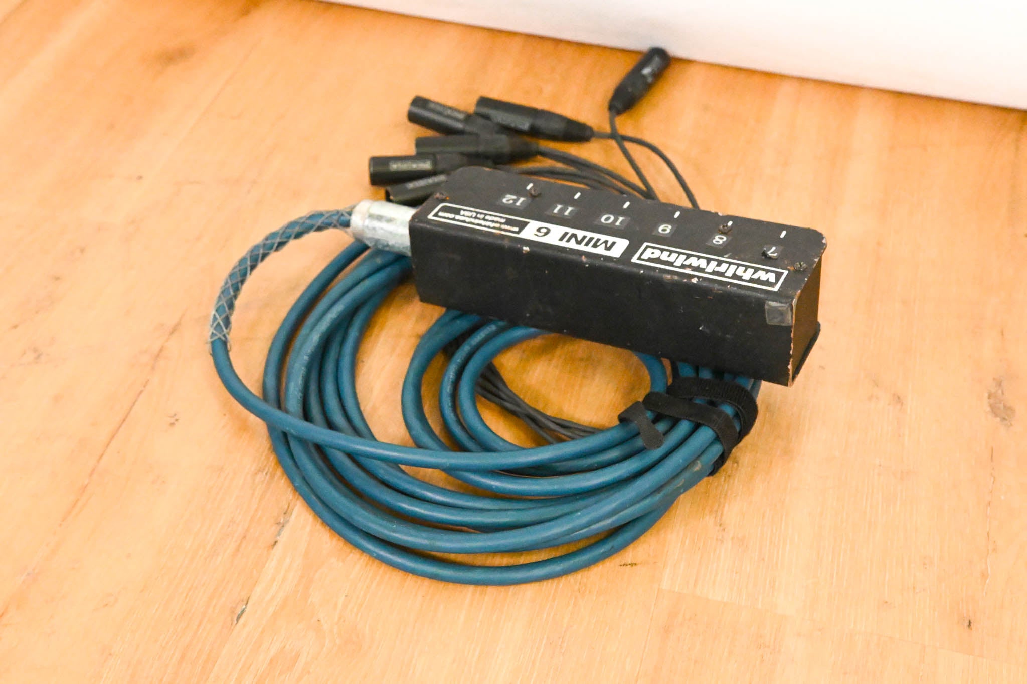 Whirlwind MS-6-M-NR-025 Mini 6 6-Channel Low-Profile Drop Snake - 25 ft